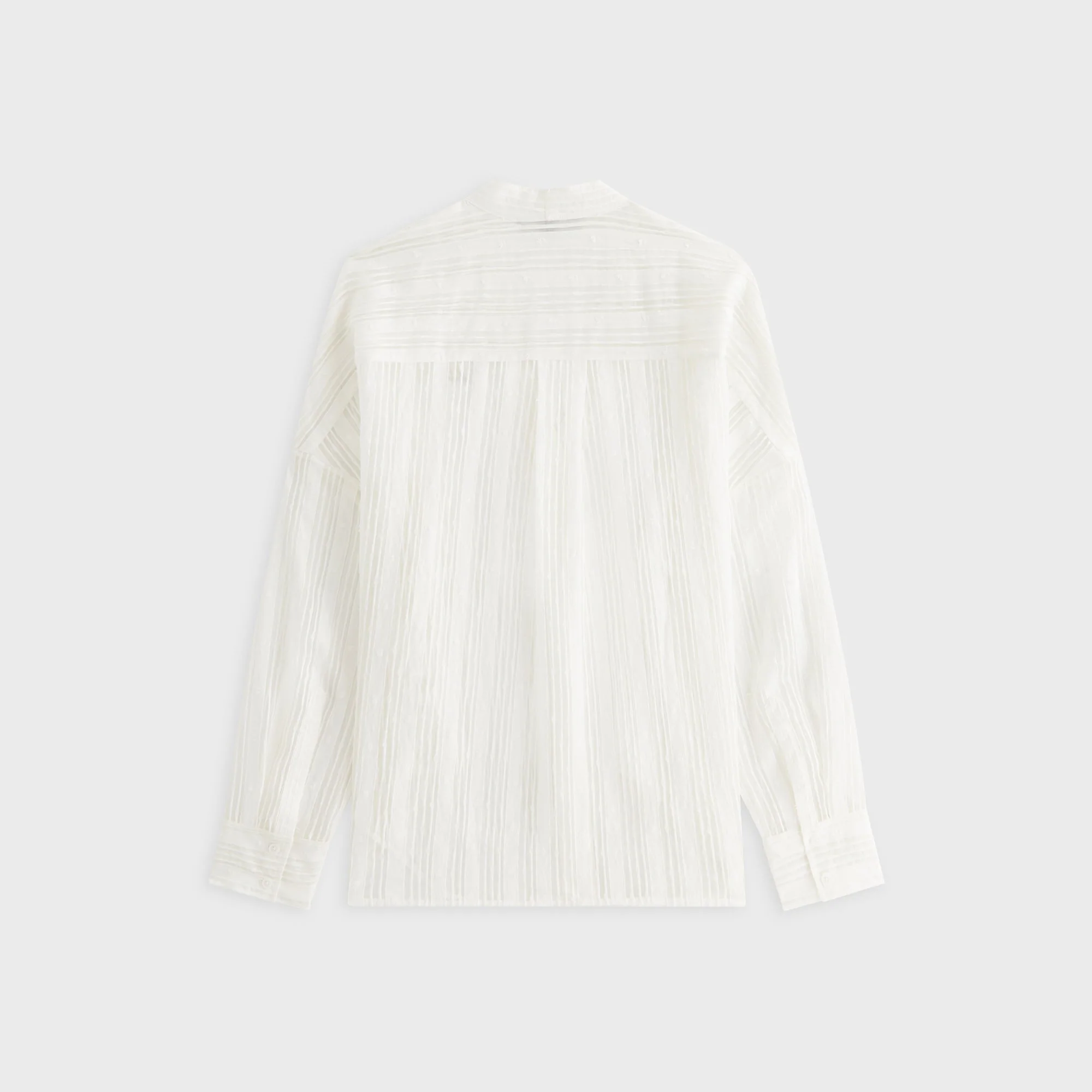 Kith Women Carmyn Sheer Cardigan Shirt - White - Image 4