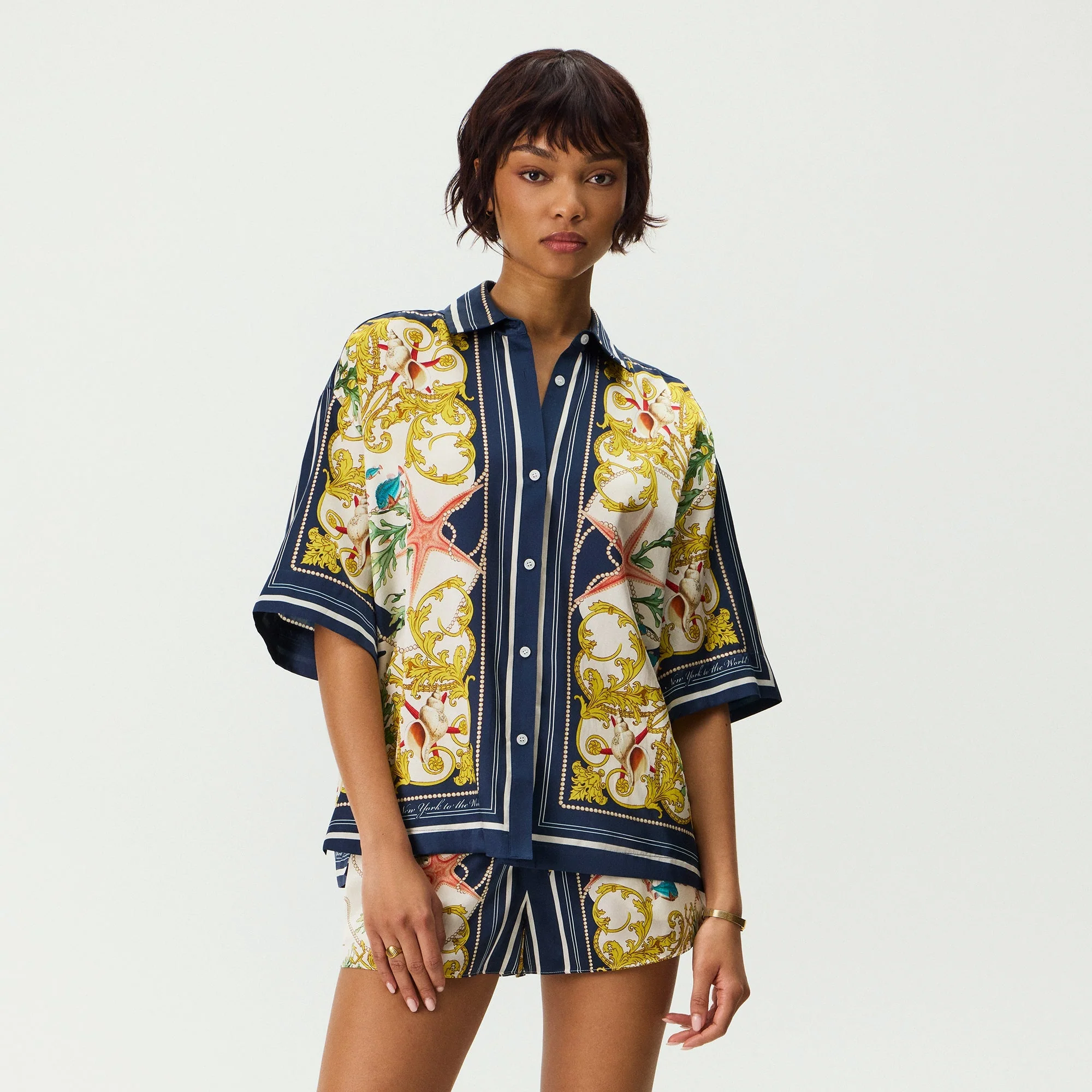 Kith Women Mari Atlantis Shirt - Nocturnal - Image 2