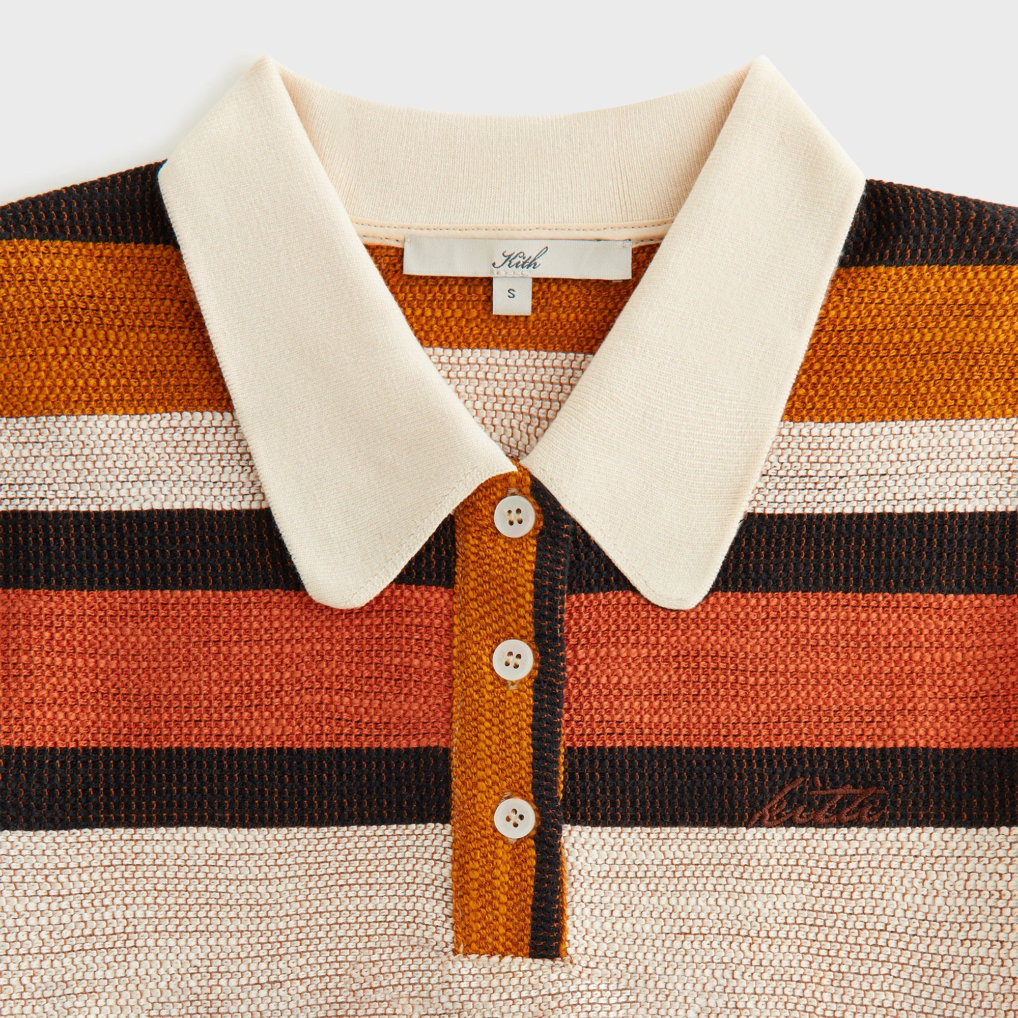 Kith Women Sansa Stripe Shrunken Polo - Flutter - Image 4