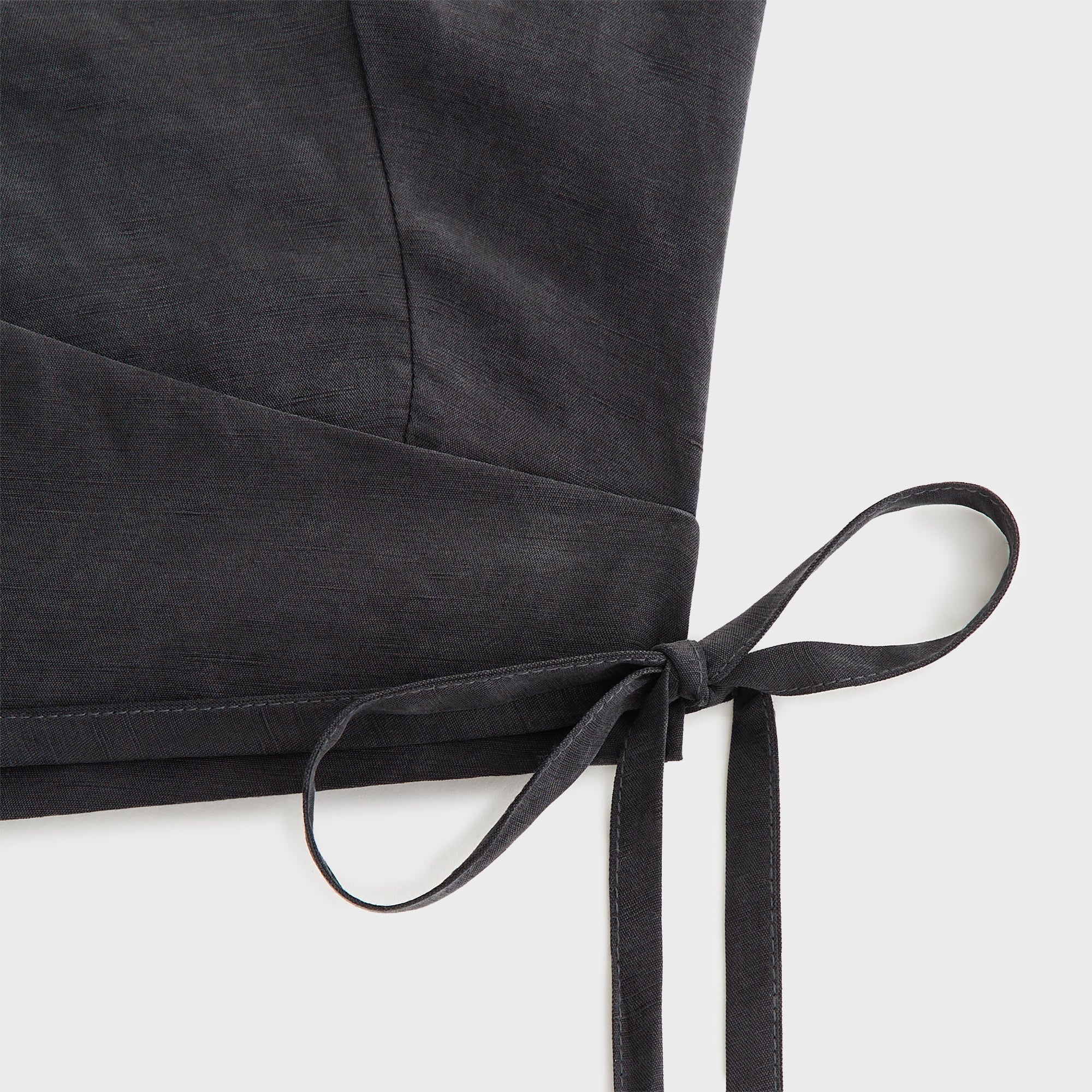 Kith Women Shir Wrap Vest - Black - Image 4