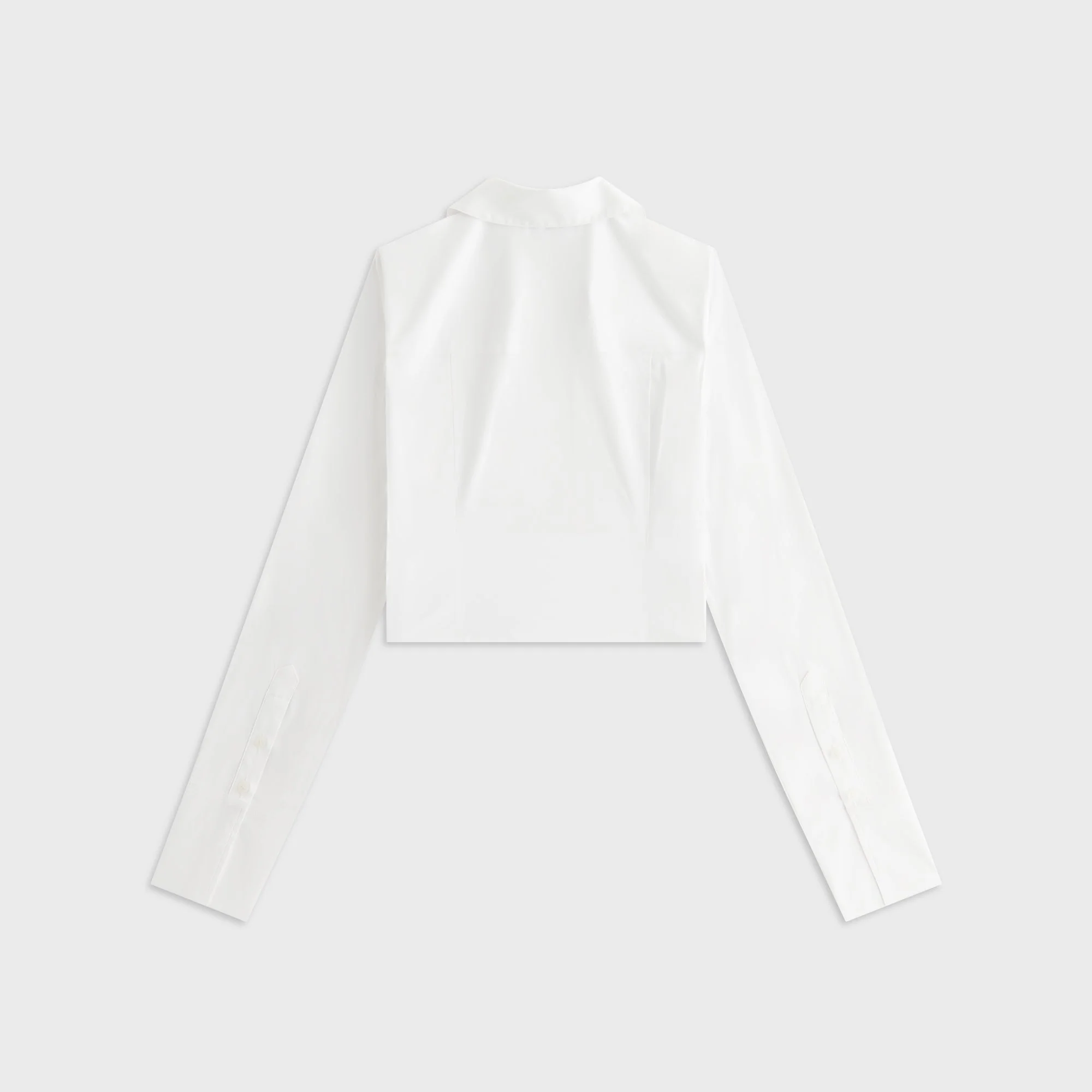 Kith Women Kairi Poplin Wrap Shirt - White - Image 5