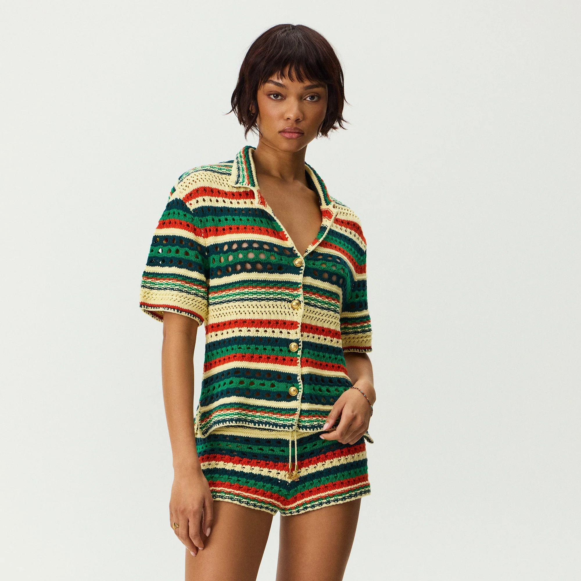 Kith Women Elena II Eyelet Crochet Shirt - Spirited - Image 2