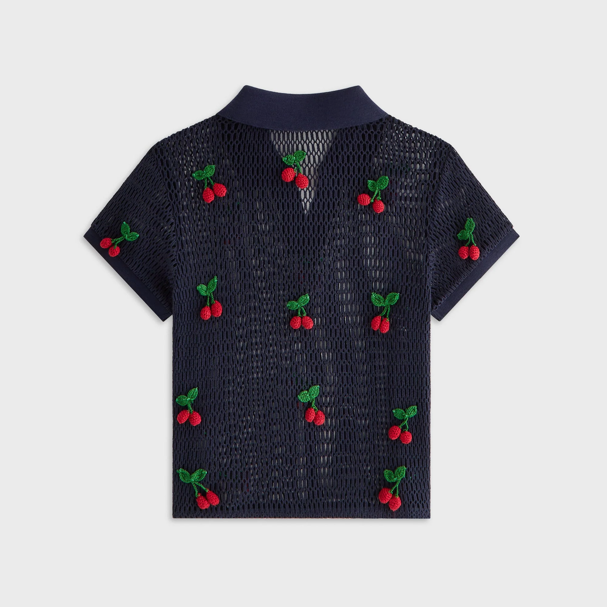 Kith Women Hedi Cherry Sweater Polo - Nocturnal - Image 3