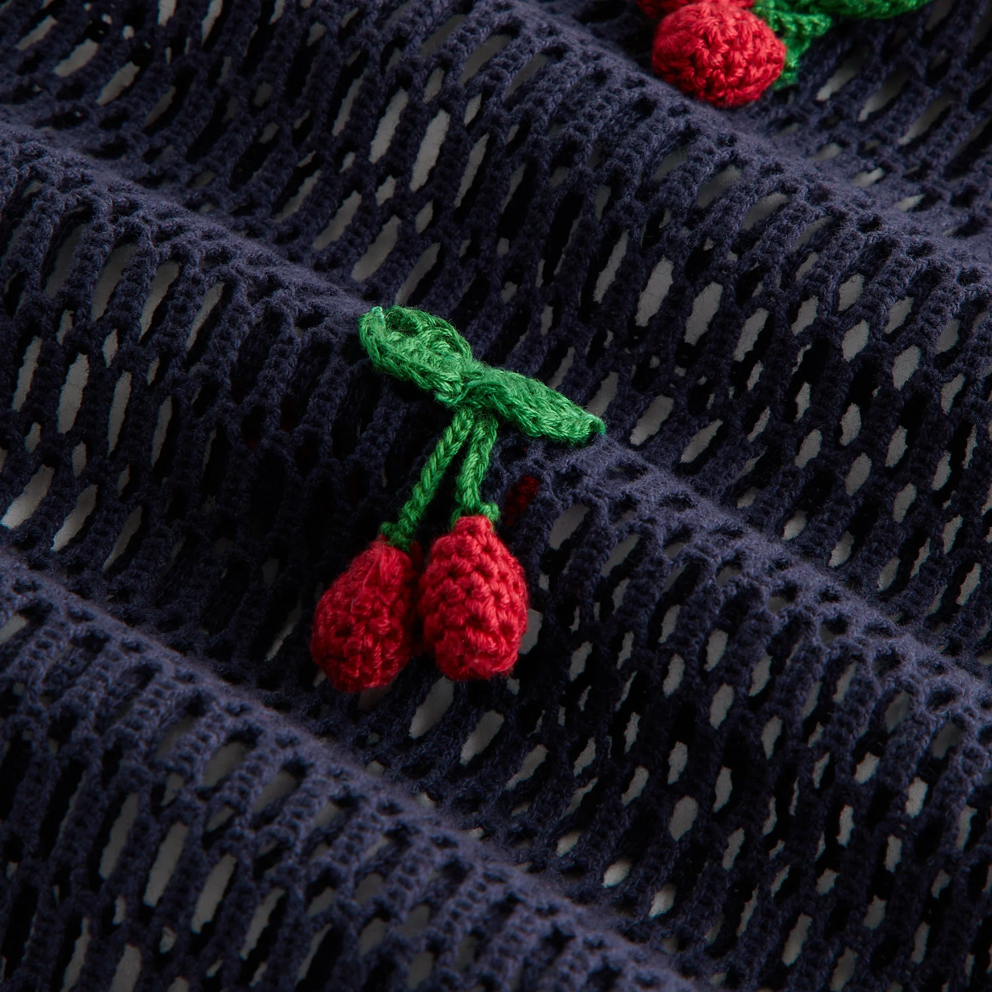 Kith Women Hedi Cherry Sweater Polo - Nocturnal - Image 5
