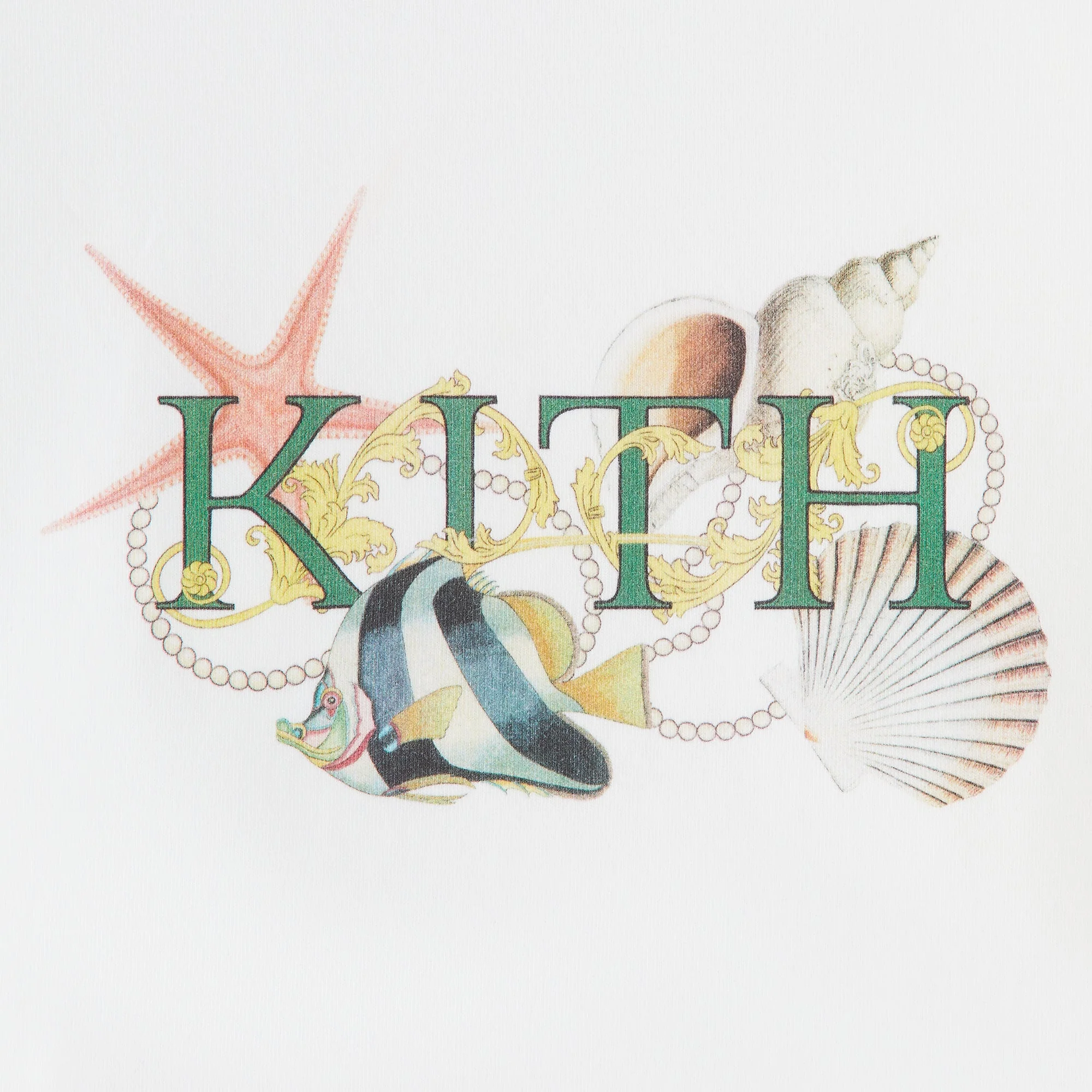 Kith Women Mulberry Vintage Atlantis Tee - White - Image 4