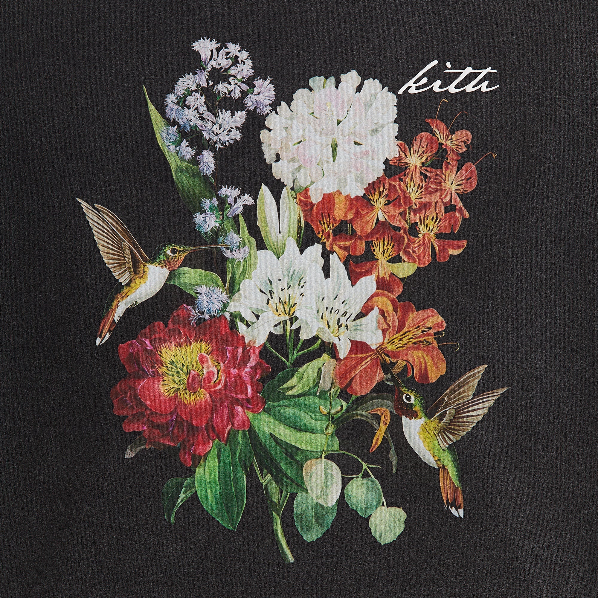 Kith Women Ruben Bouquet Floral Tee - Black - Image 4