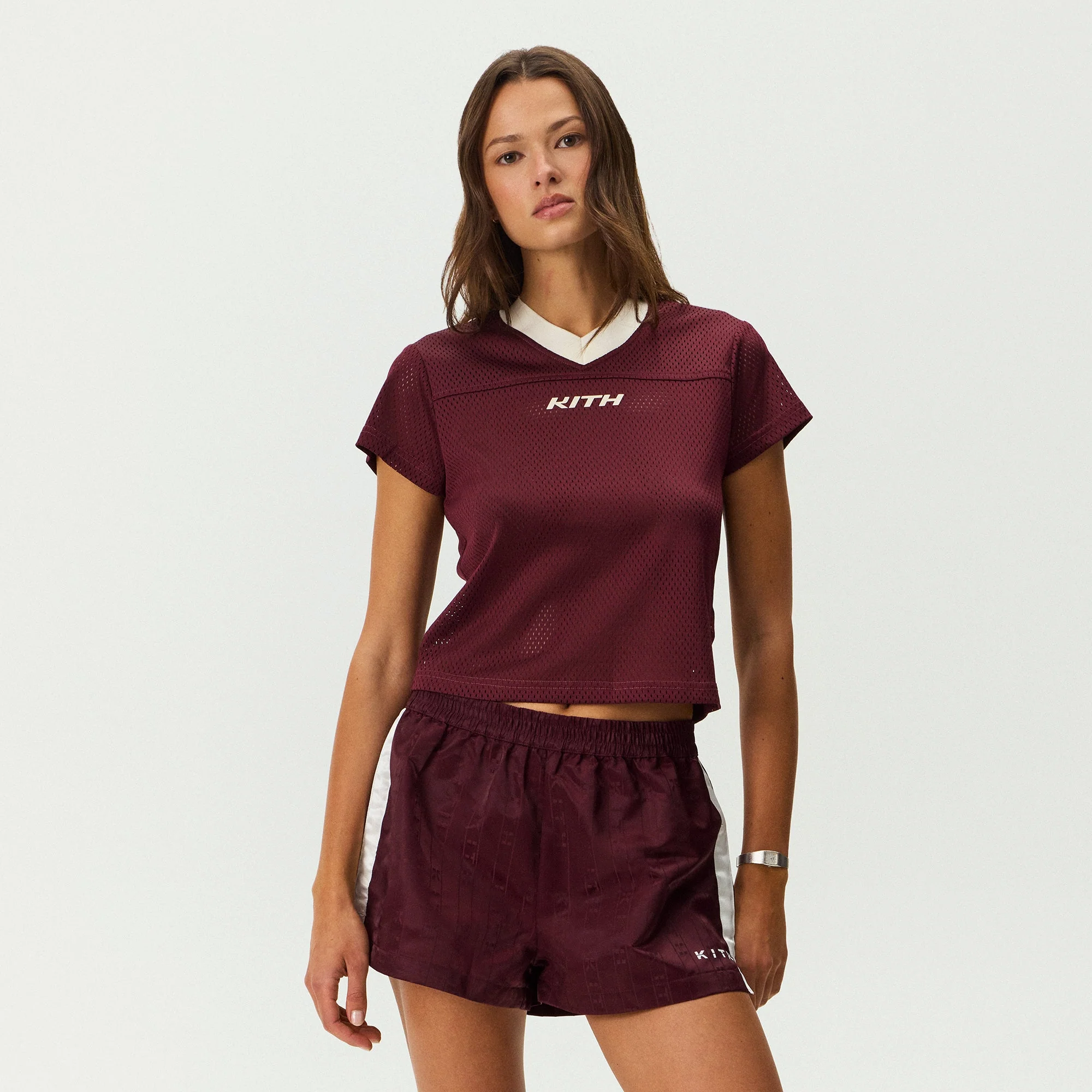 Kith Women Nicci Mesh Jersey - Magma - Image 2