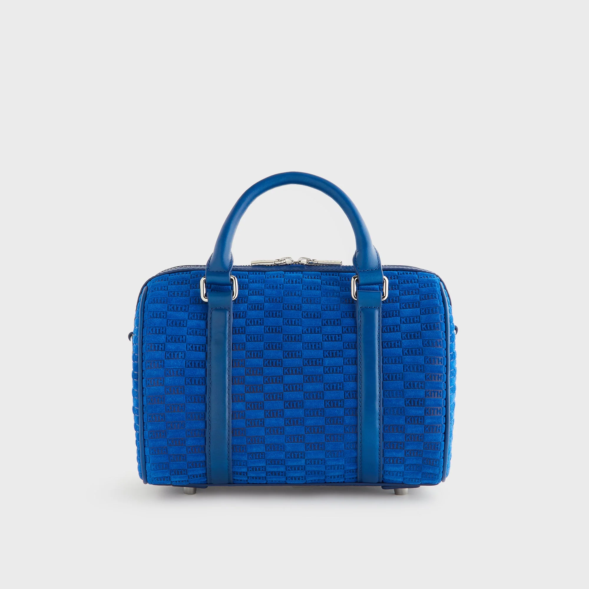 Kith Women Suede Monogram Harlowe Bag - Lake - Image 3
