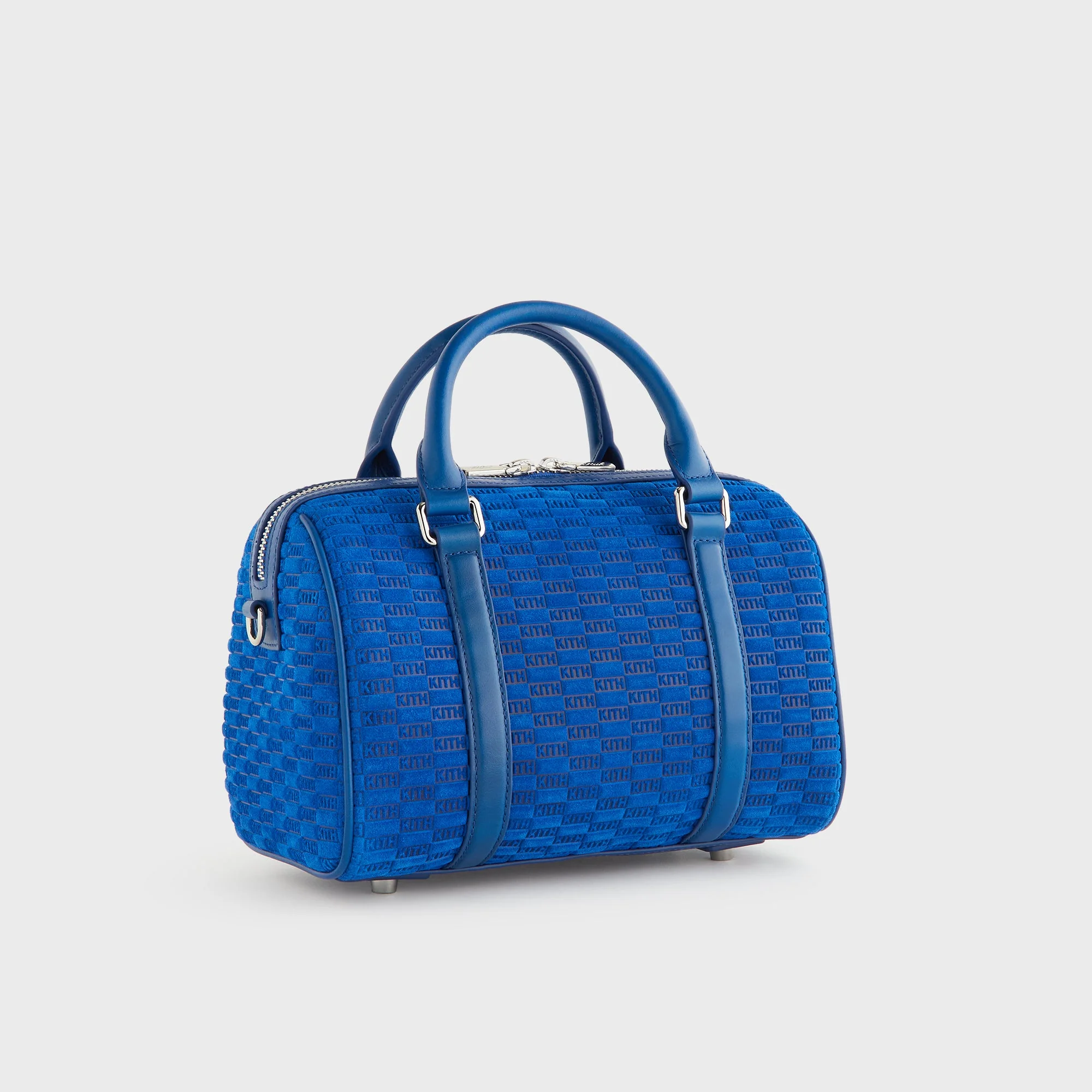 Kith Women Suede Monogram Harlowe Bag - Lake - Image 4