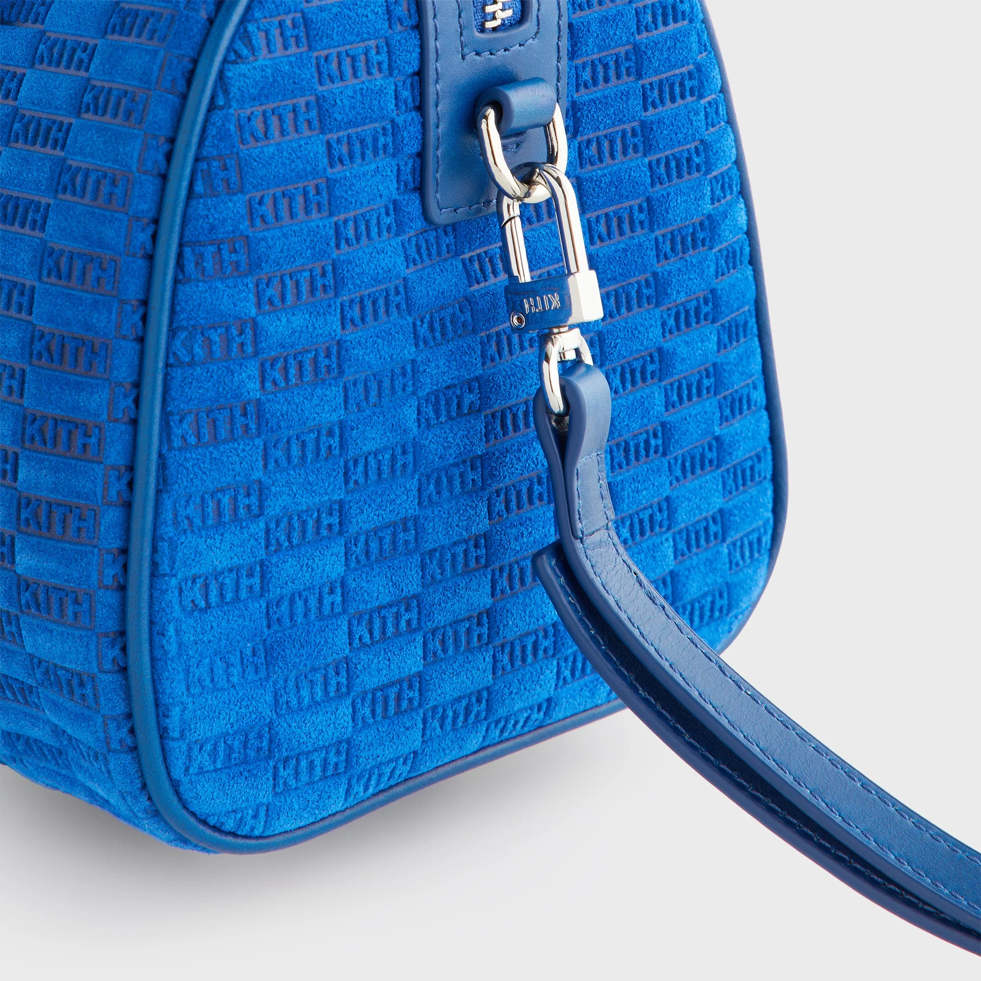 Kith Women Suede Monogram Harlowe Bag - Lake - Image 7
