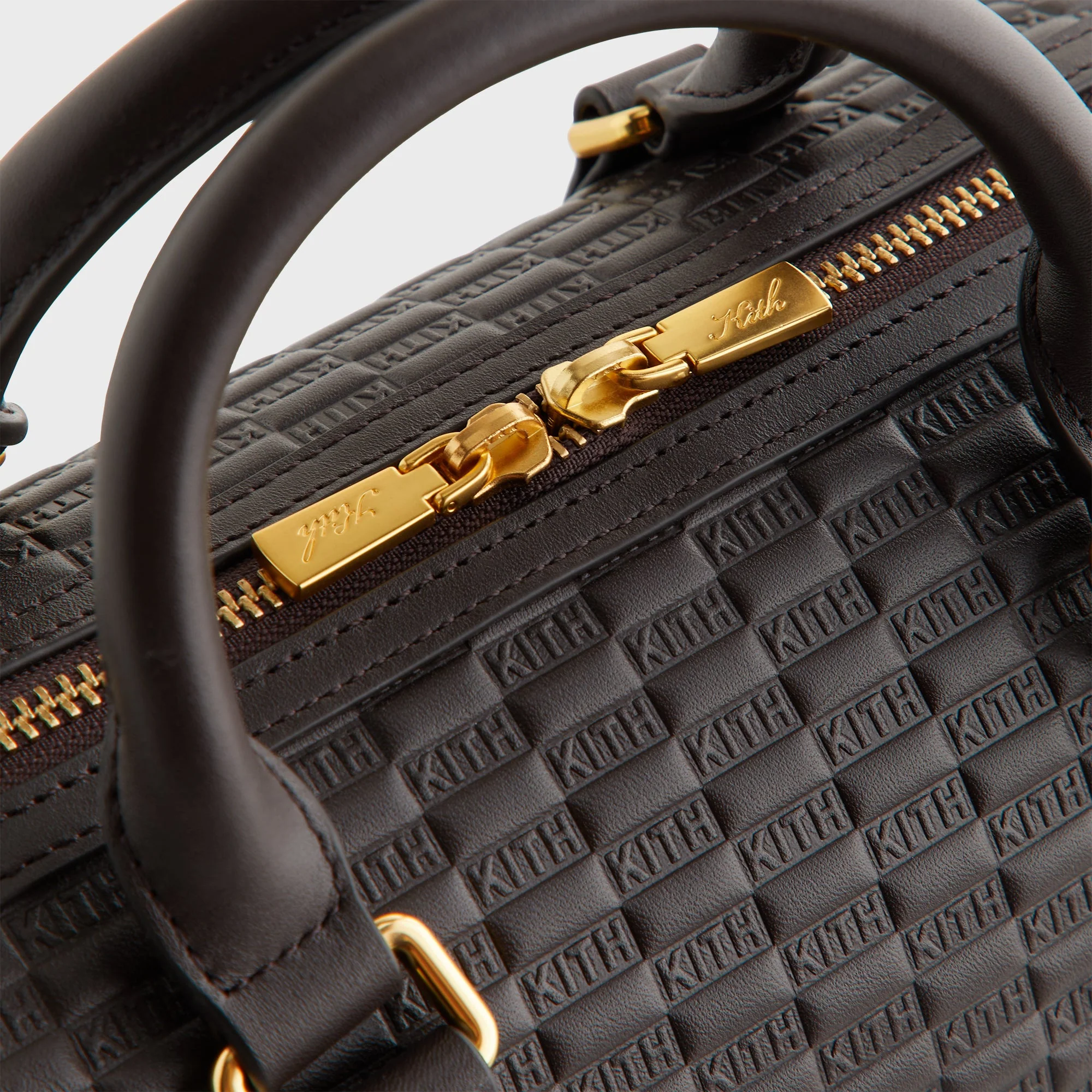 Kith Women Leather Monogram Smooth Harlowe Bag - Ganache - Image 5