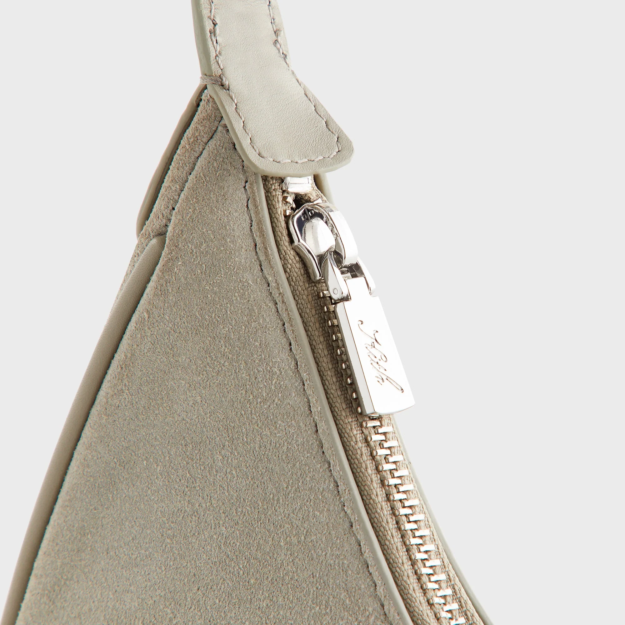 Kith Women Imana Suede Mix Crescent Shoulder Bag - Sandy Taupe - Image 5