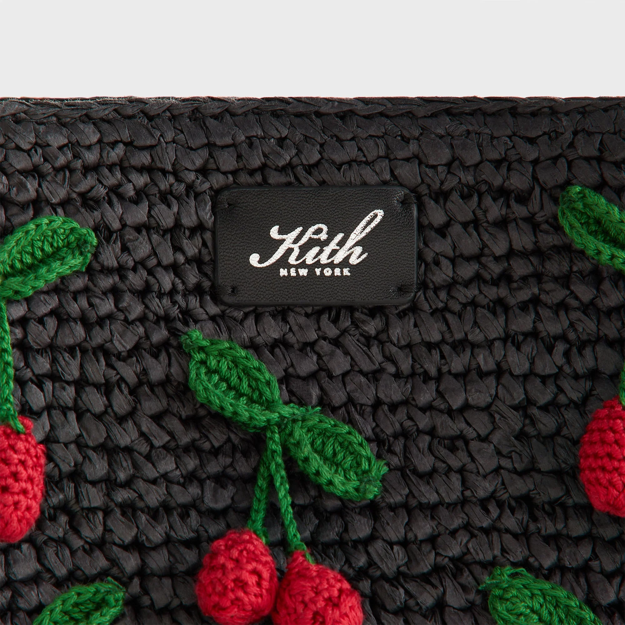 Kith Women Cherry Raffia Mini Katie - Black - Image 6