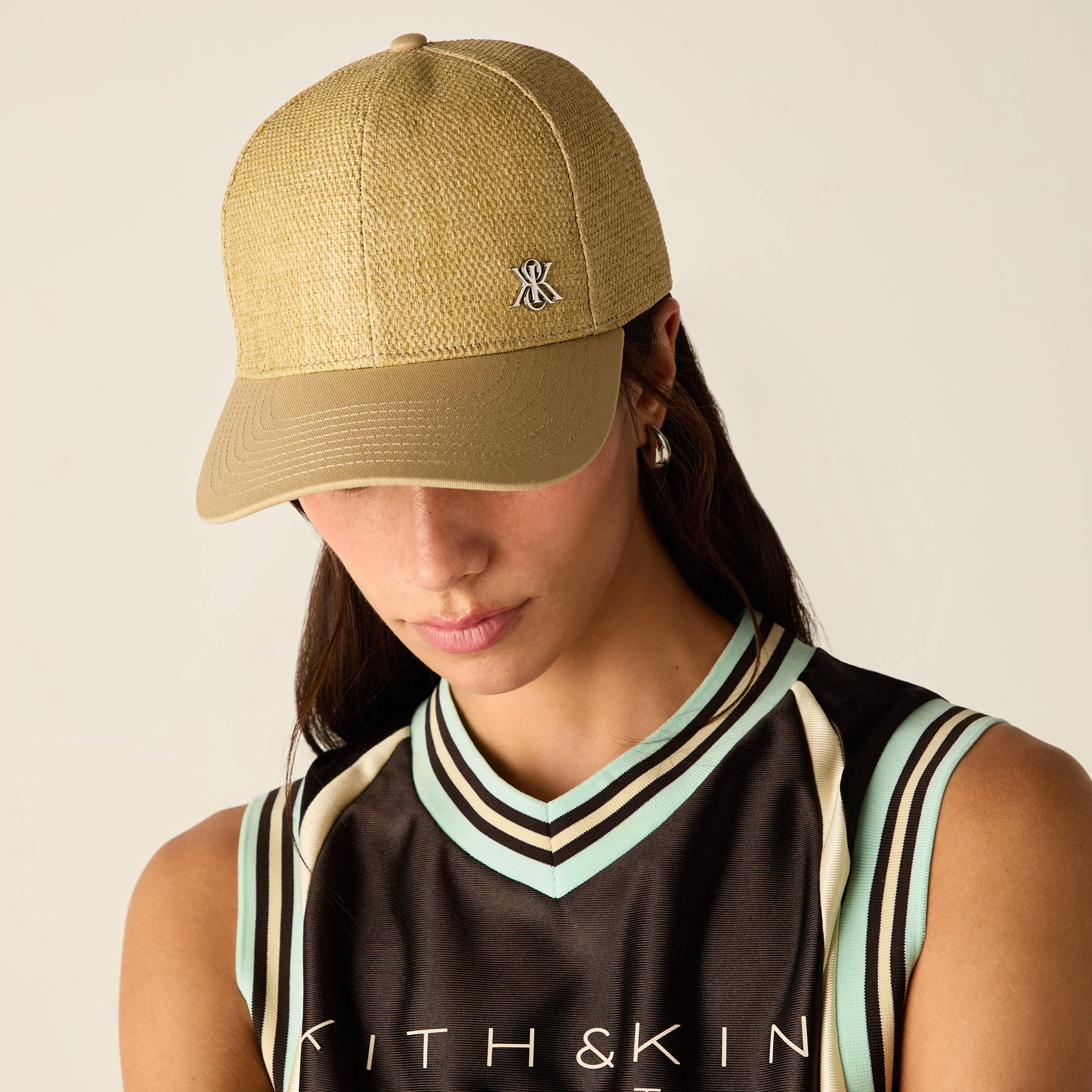 Kith Women Raffia Classic Cap - Radiant - Image 2