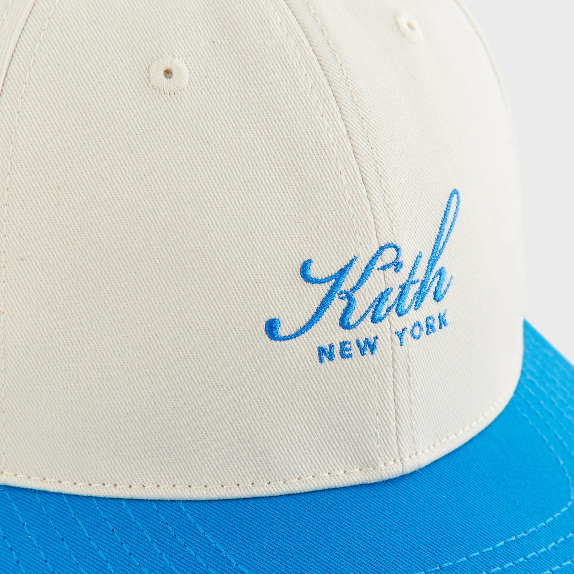 Kith Women Script New York Colorblock Classic Cap - Sandrift - Image 5