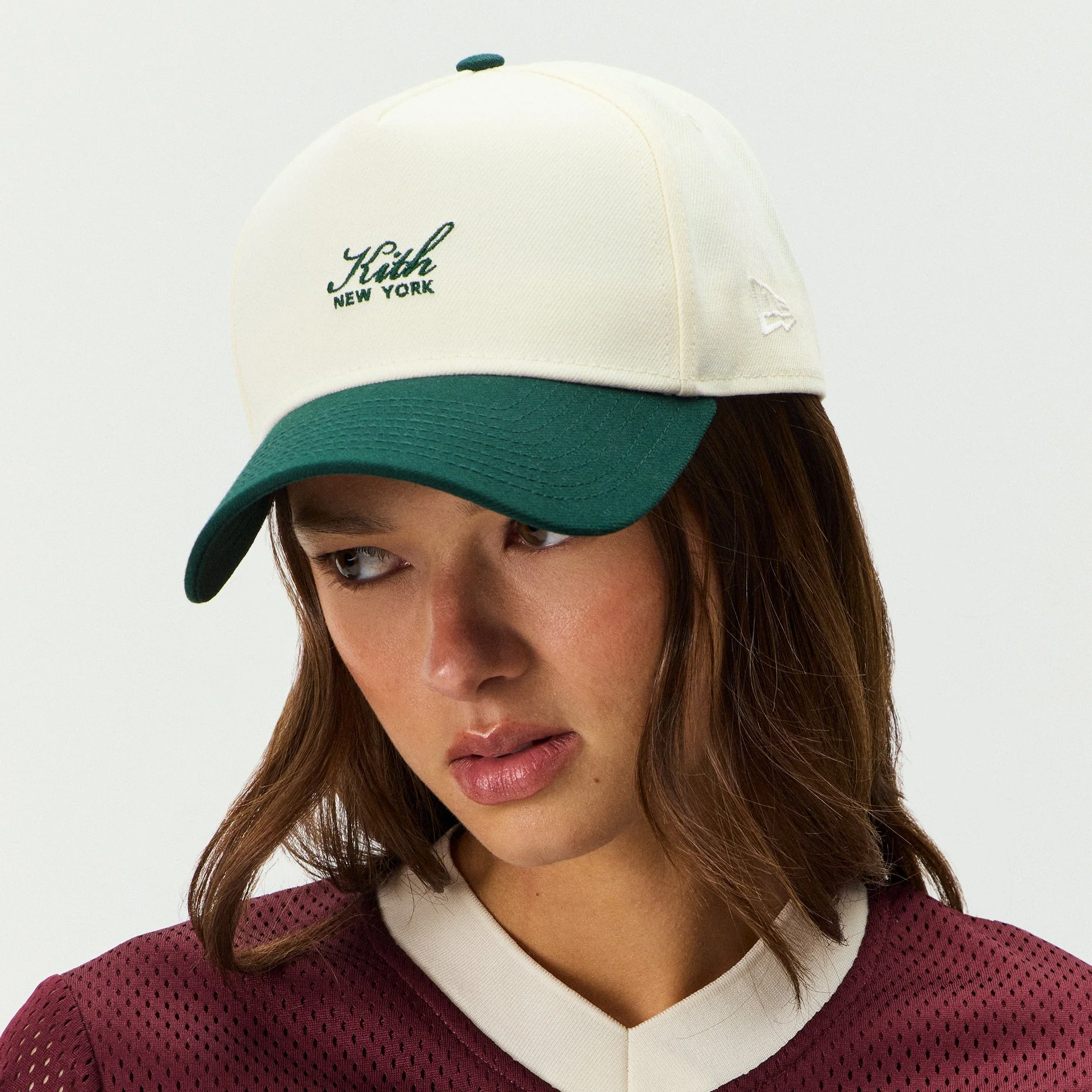 Kith Women for New Era Two Tone Cotton Twill 9FORTY A-Frame Snapback - Stadium - Image 2