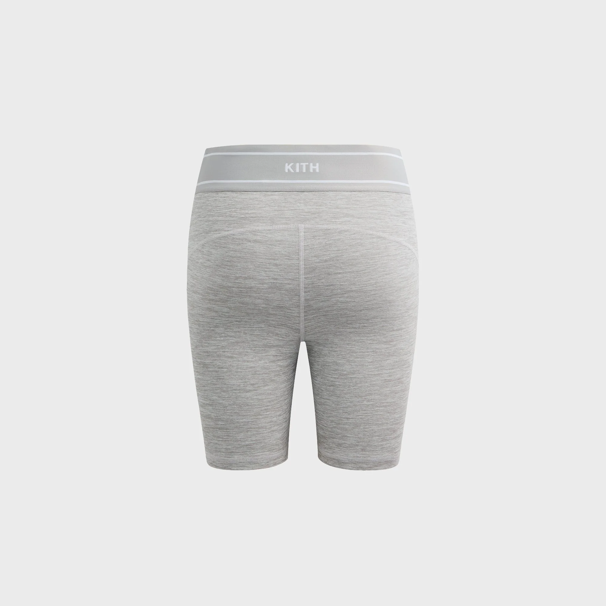 Kith Women Lana Biker Short - Cool Heather Grey - Image 4