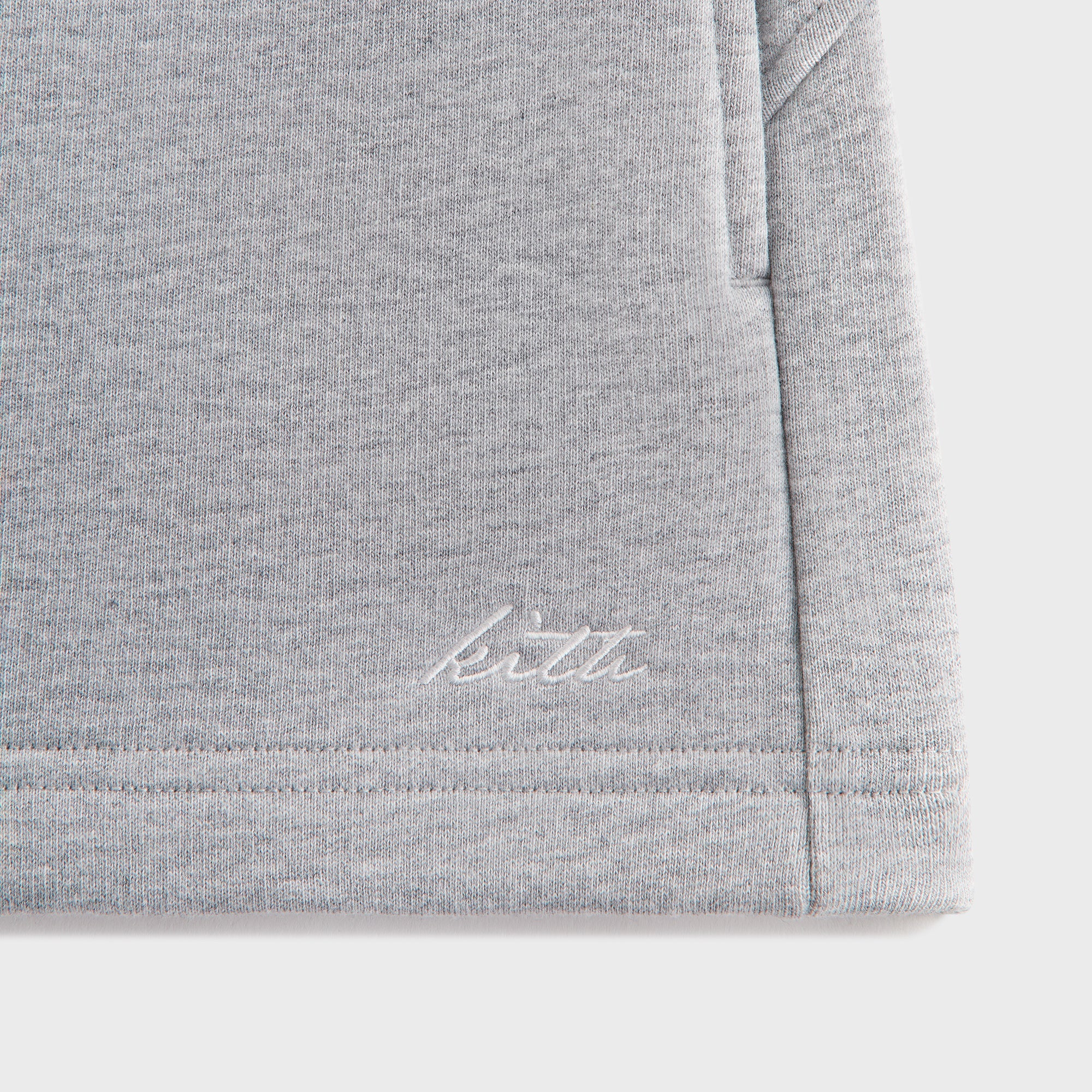 Kith Women Lorah Micro Sweatshort - Cool Heather Grey - Image 4