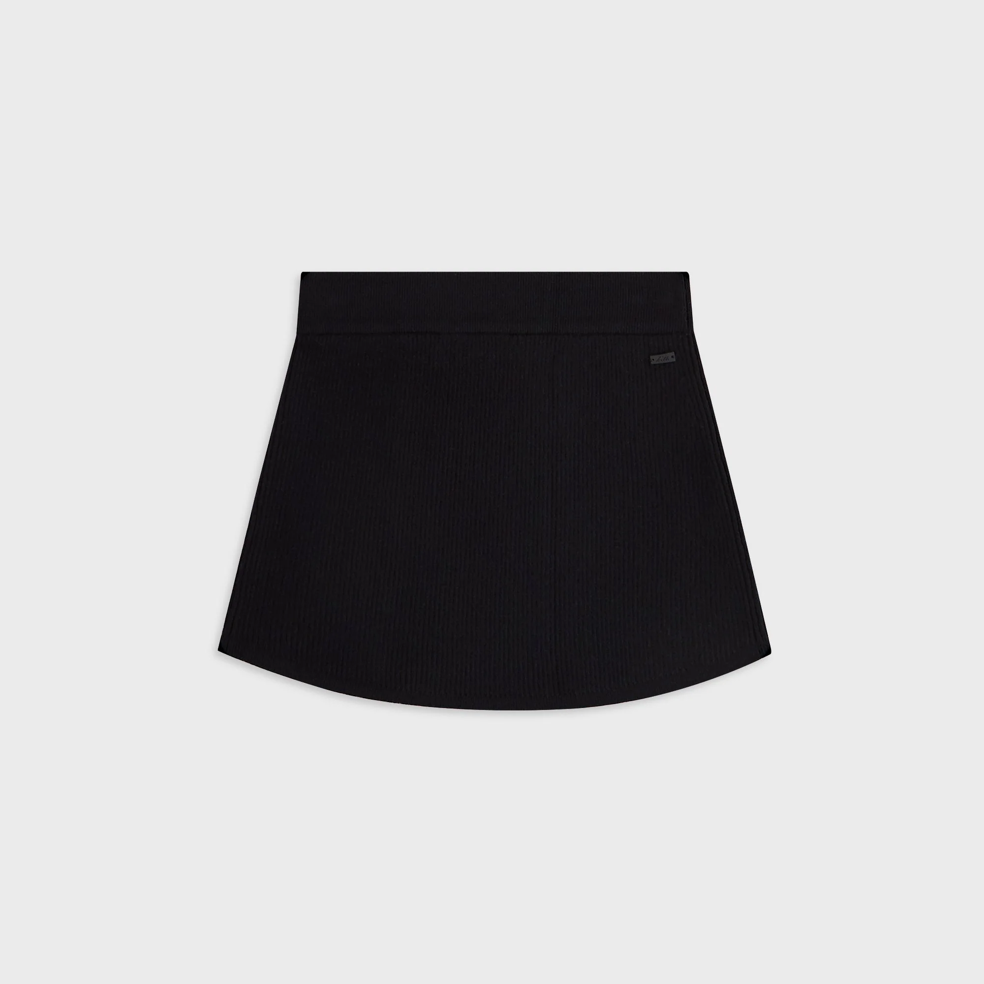 Kith Women Arys Asymmetrical Zip Mini Skirt - Black - Image 3