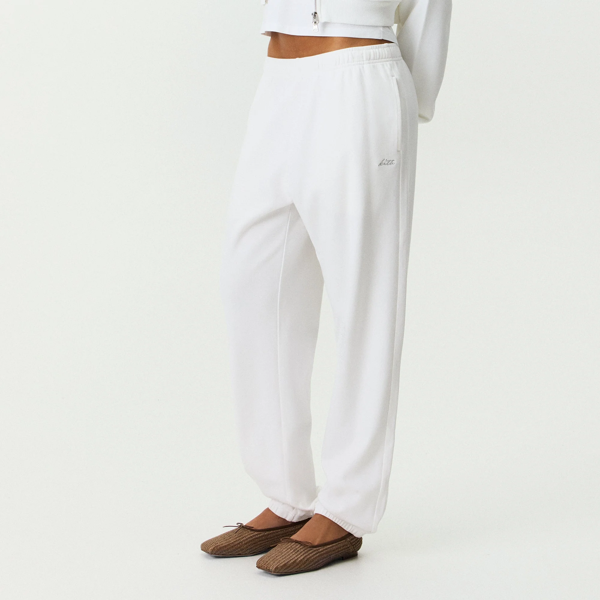 Kith Women Chelsea III Sweatpant - White - Image 3