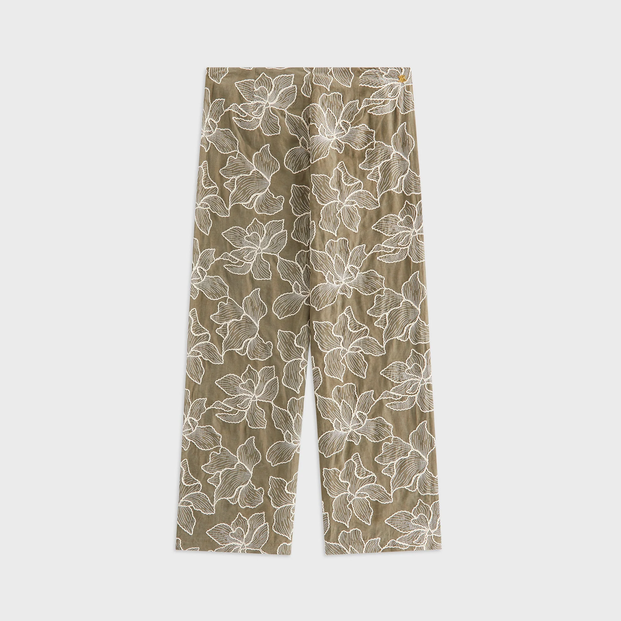 Kith Women Petra II Embroidered Pant - Dome - Image 3