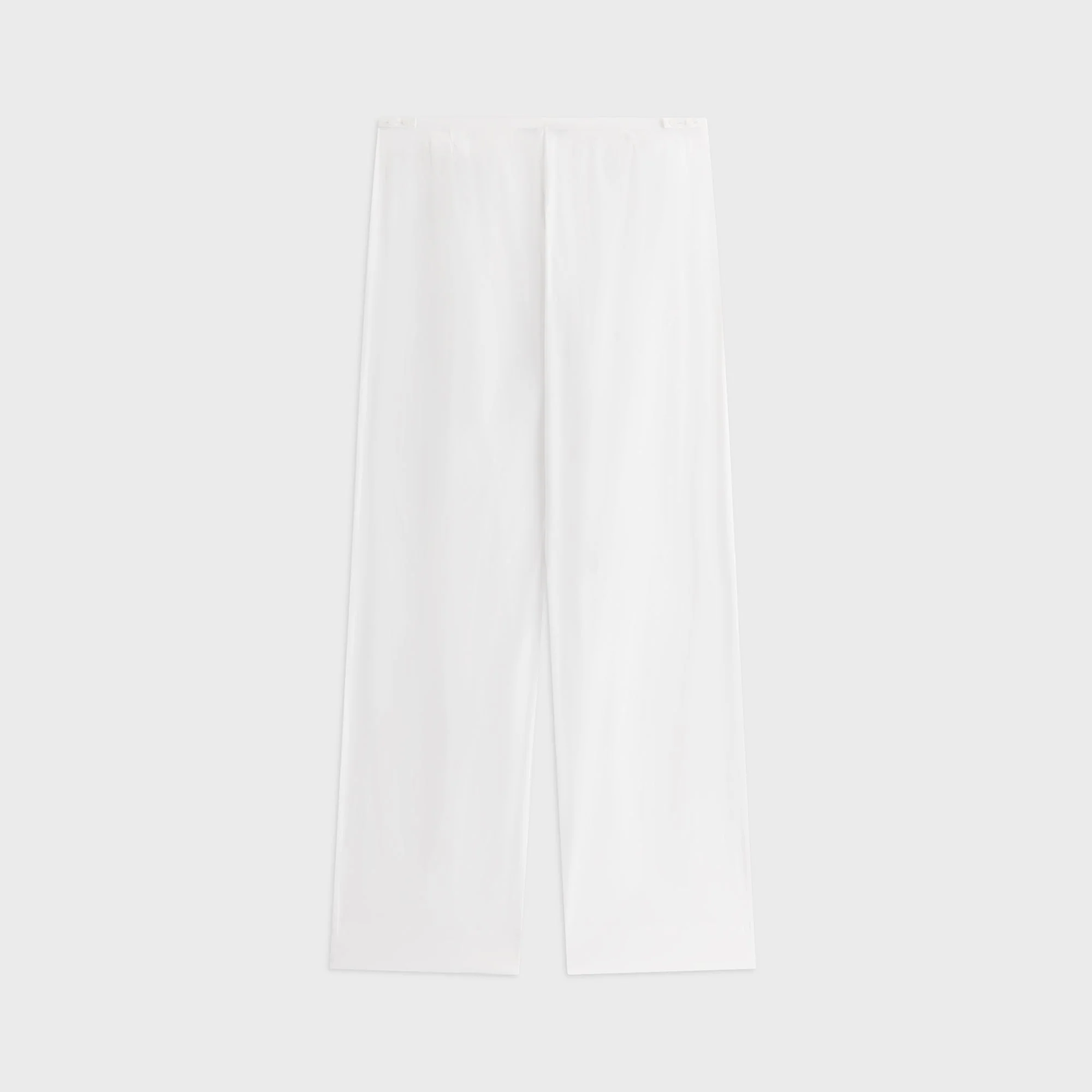 Kith Women Tahli Poplin Pleated Wide Pant - White - Image 3