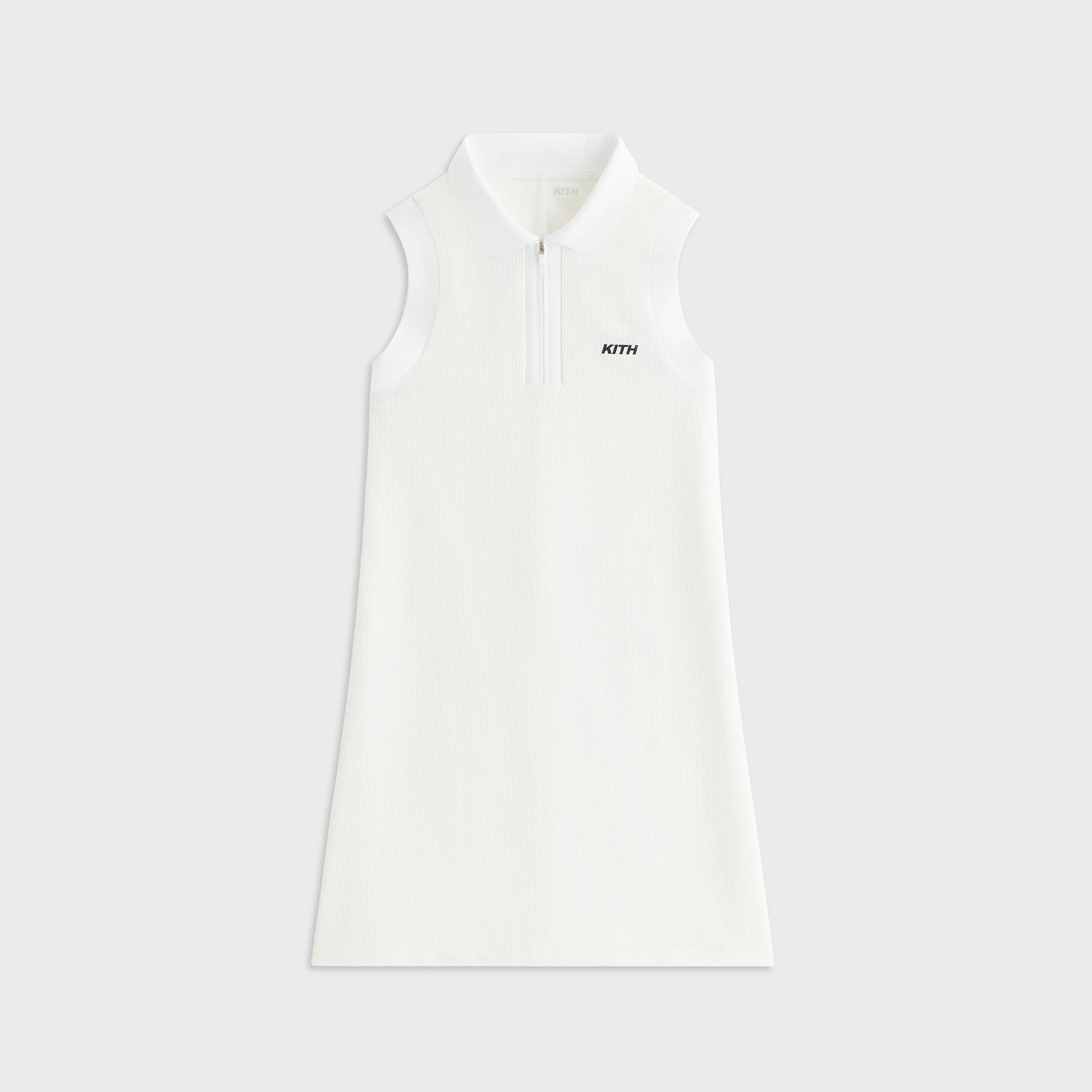 Kith Women Perry Polo Mesh Dress - White