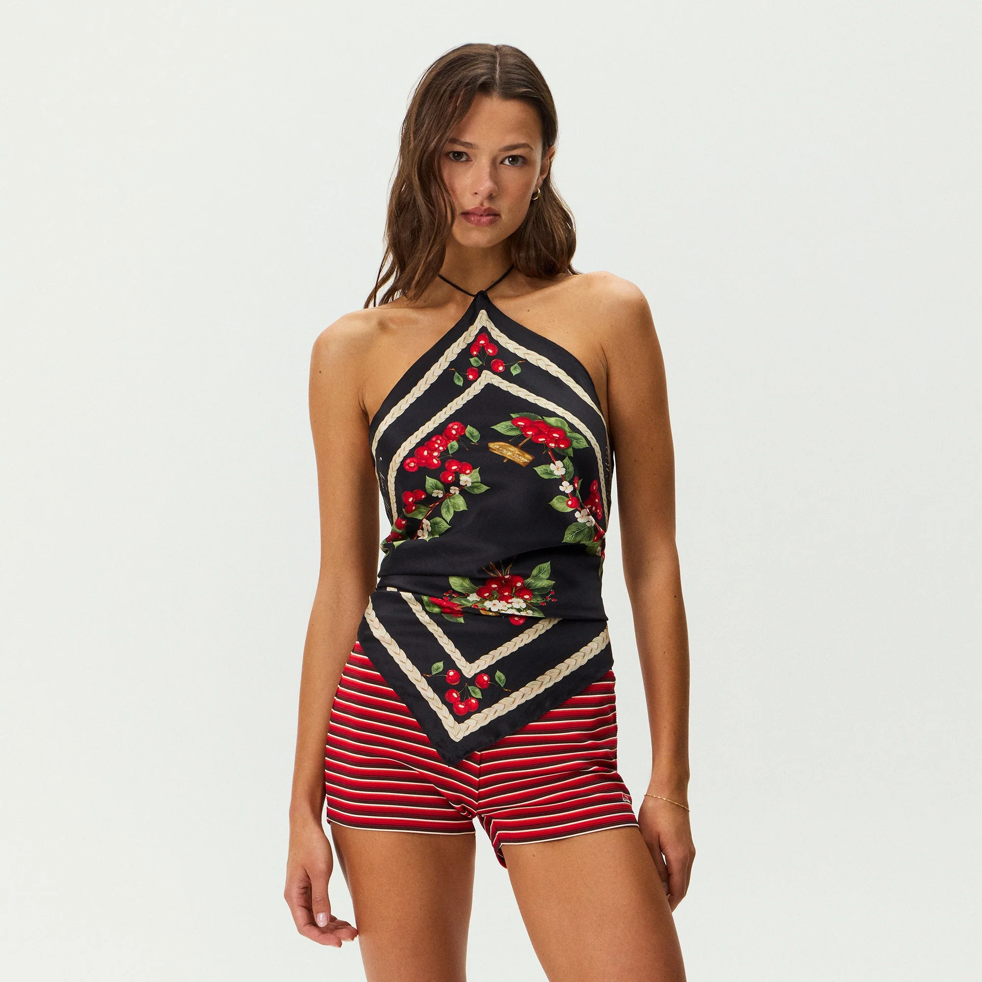 Kith Women Convertible Scarf Top - Black - Image 2
