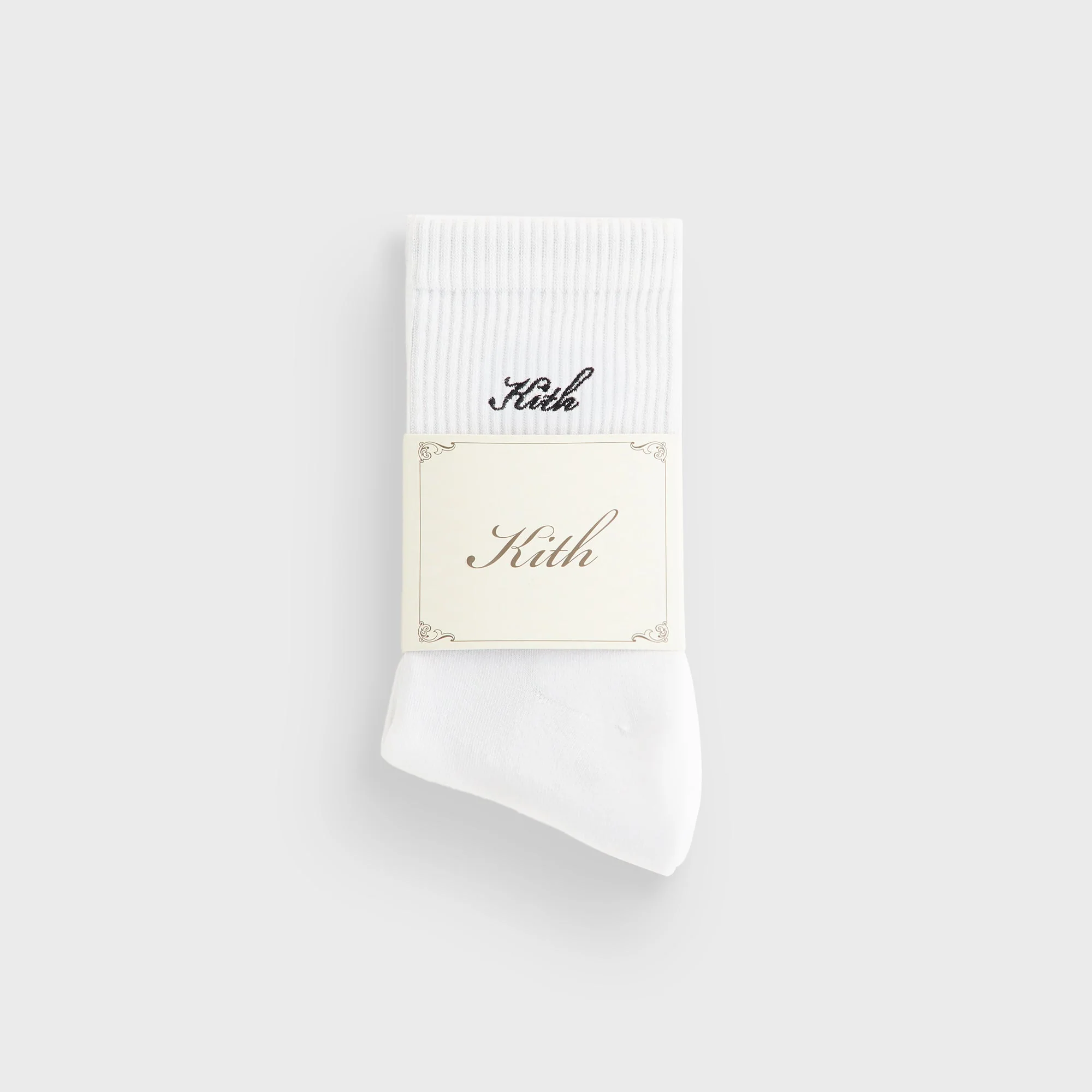 Kith Women 3-Pack Lightweight Cotton Classic Crew Socks - Multi - Image 2