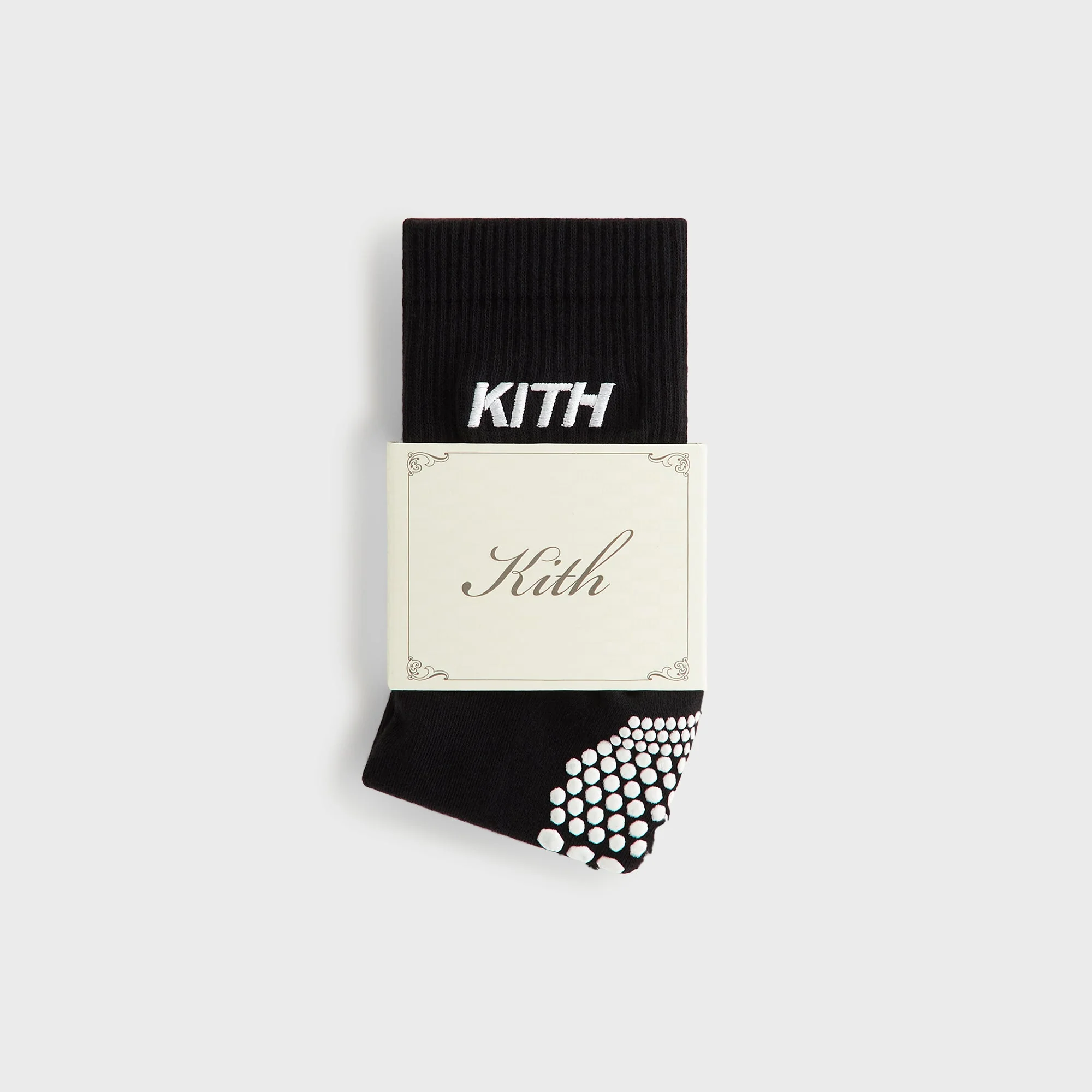 Kith Women Classic Crew Pilates Socks - Black - Image 3