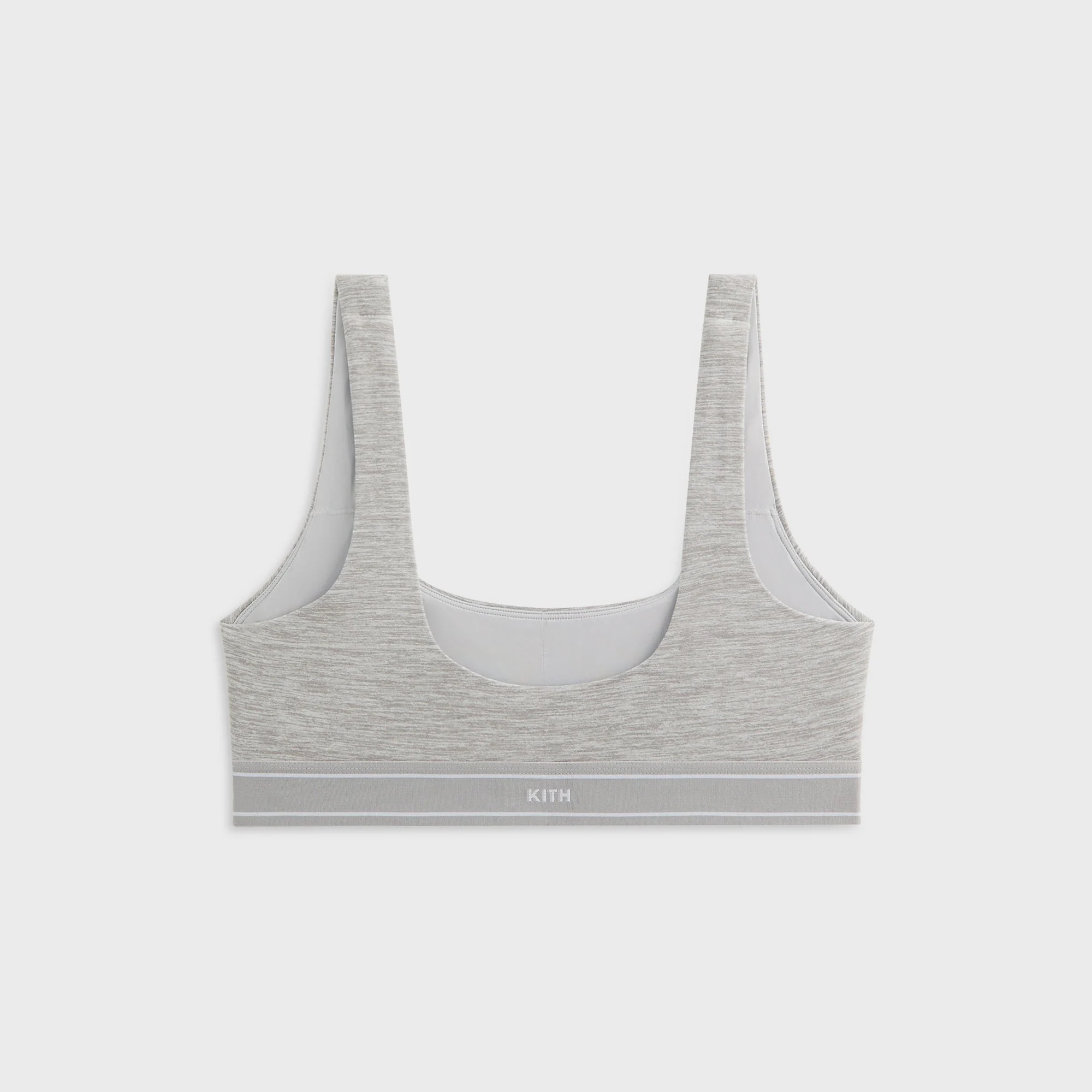 Kith Women Elle U-Neck Active Bra - Cool Heather Grey - Image 3
