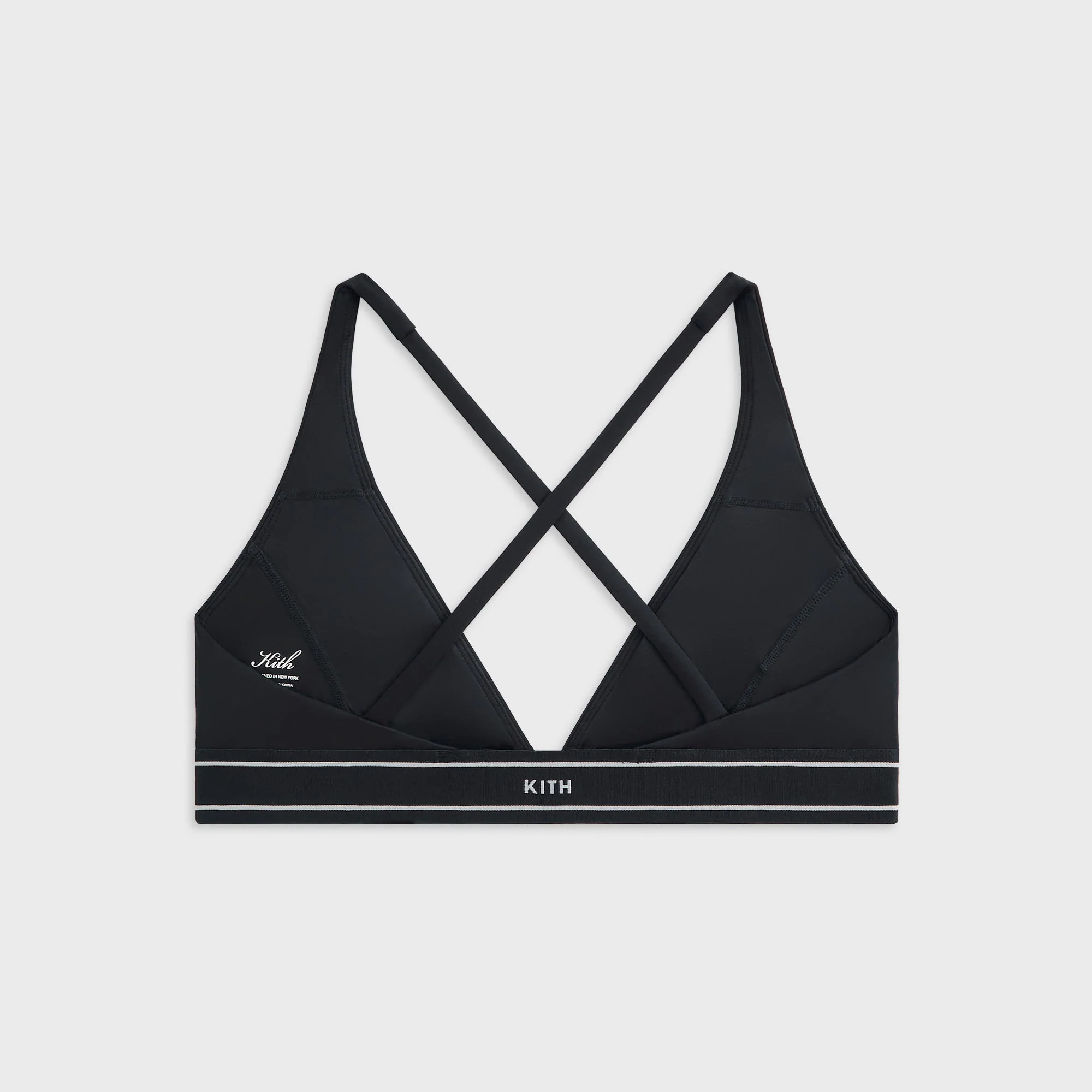 Kith Women Cay Plunge Active Bra - Black - Image 3