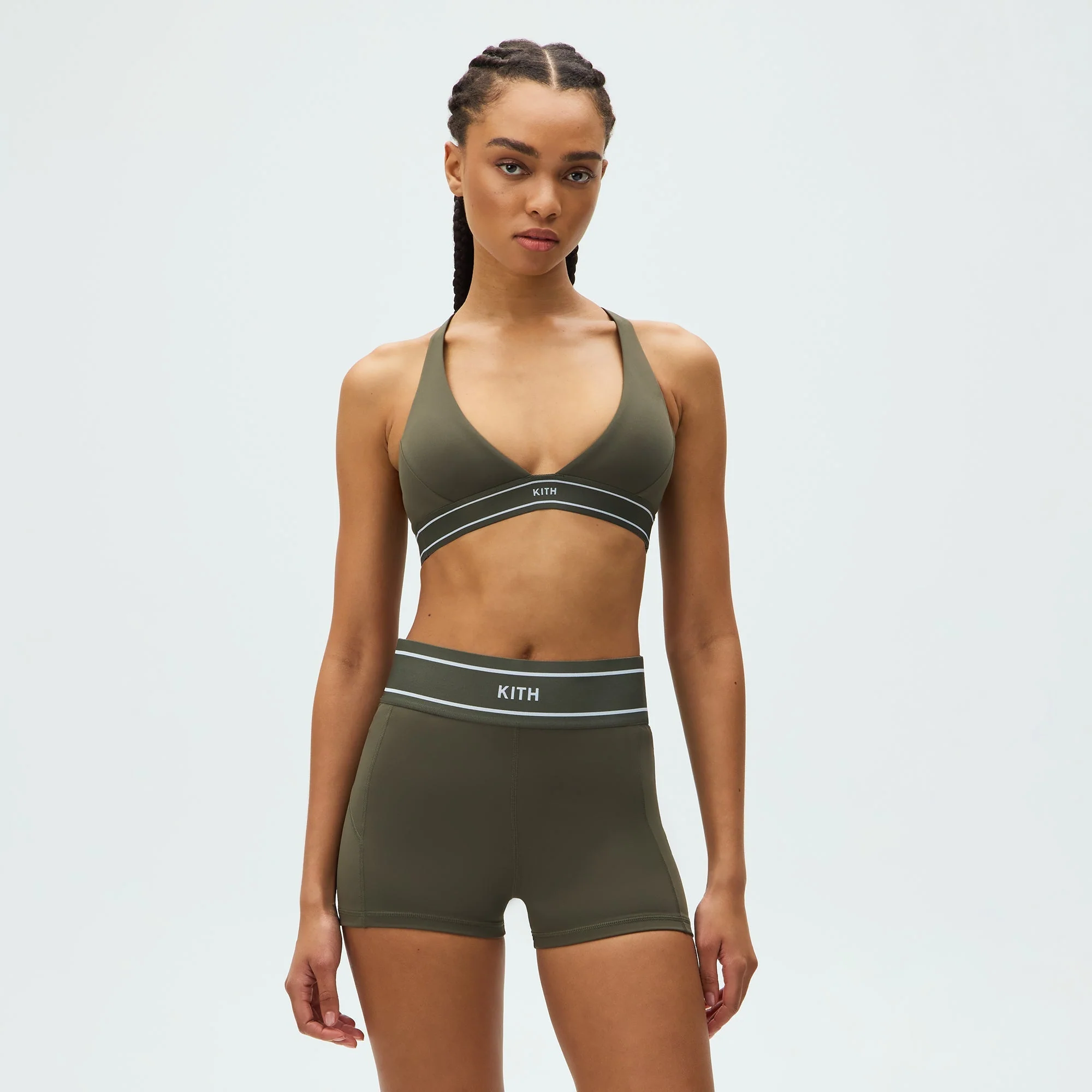 Kith Women Cay Plunge Active Bra - Terrain - Image 2