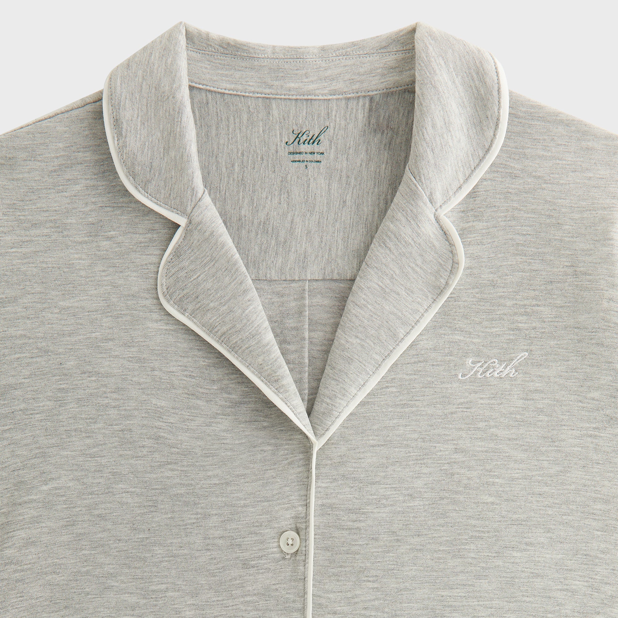 Kith Women Pajama Set - Light Heather Grey - Image 3