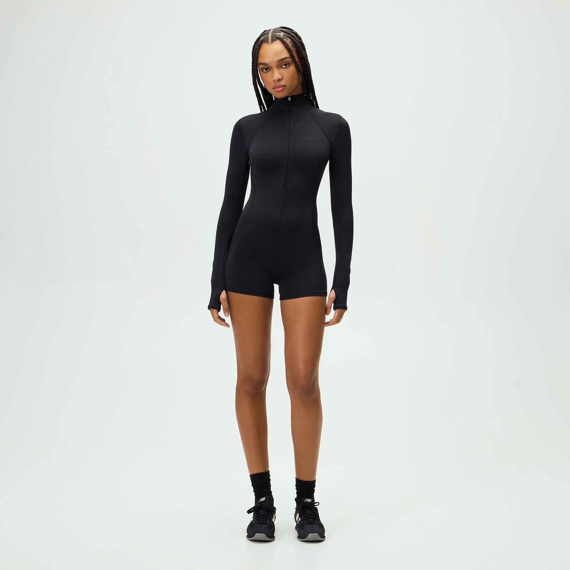 Kith Women Enhance Hani Backless Romper - Black - Image 2
