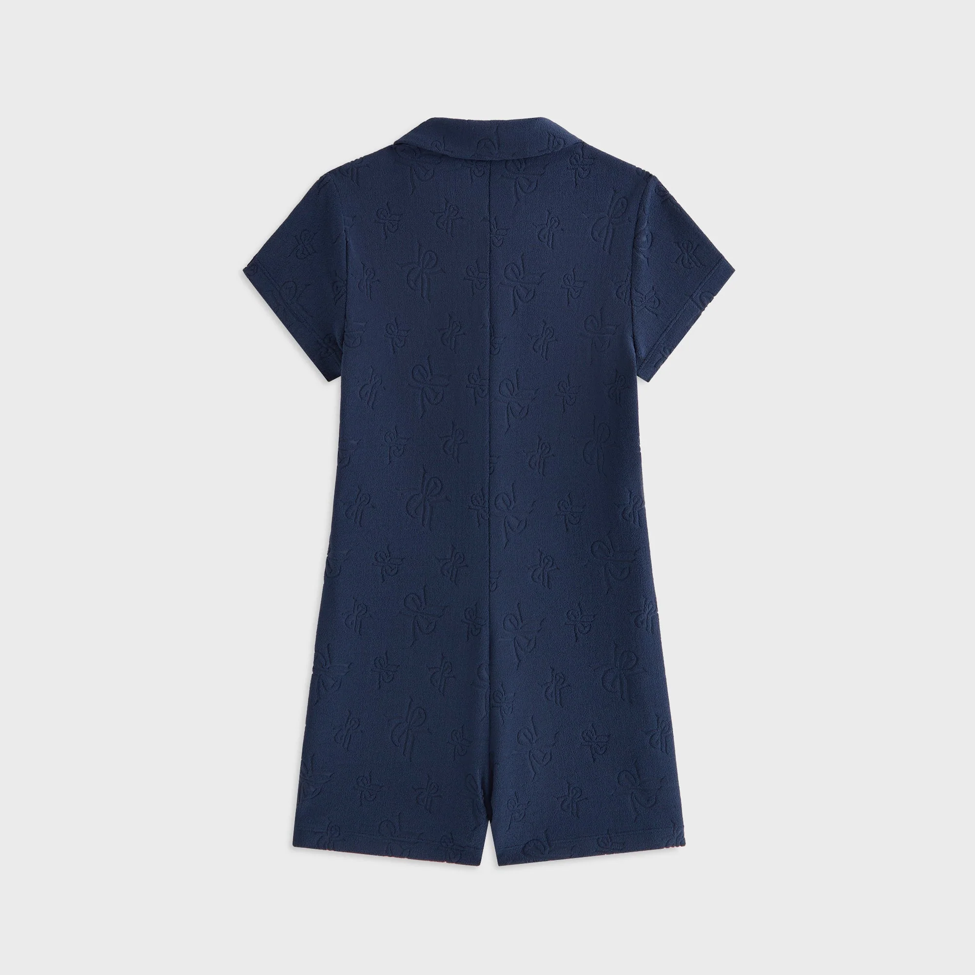 Kith Women Rylee Crest Towel Terry Romper - Nocturnal - Image 3