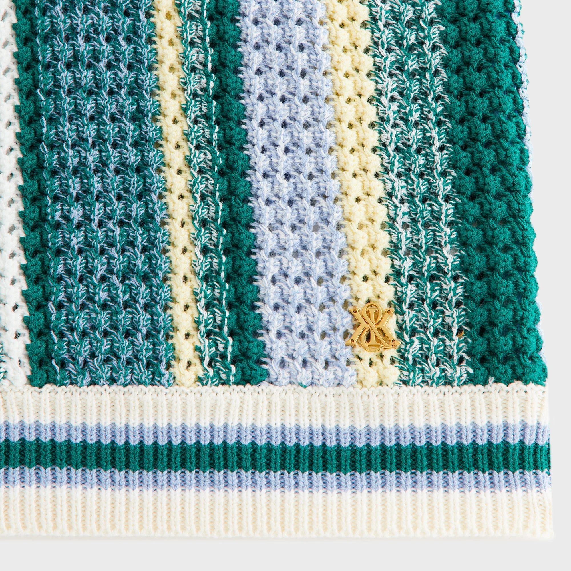 Kith Women Riven Crochet Polo - Majestic - Image 4
