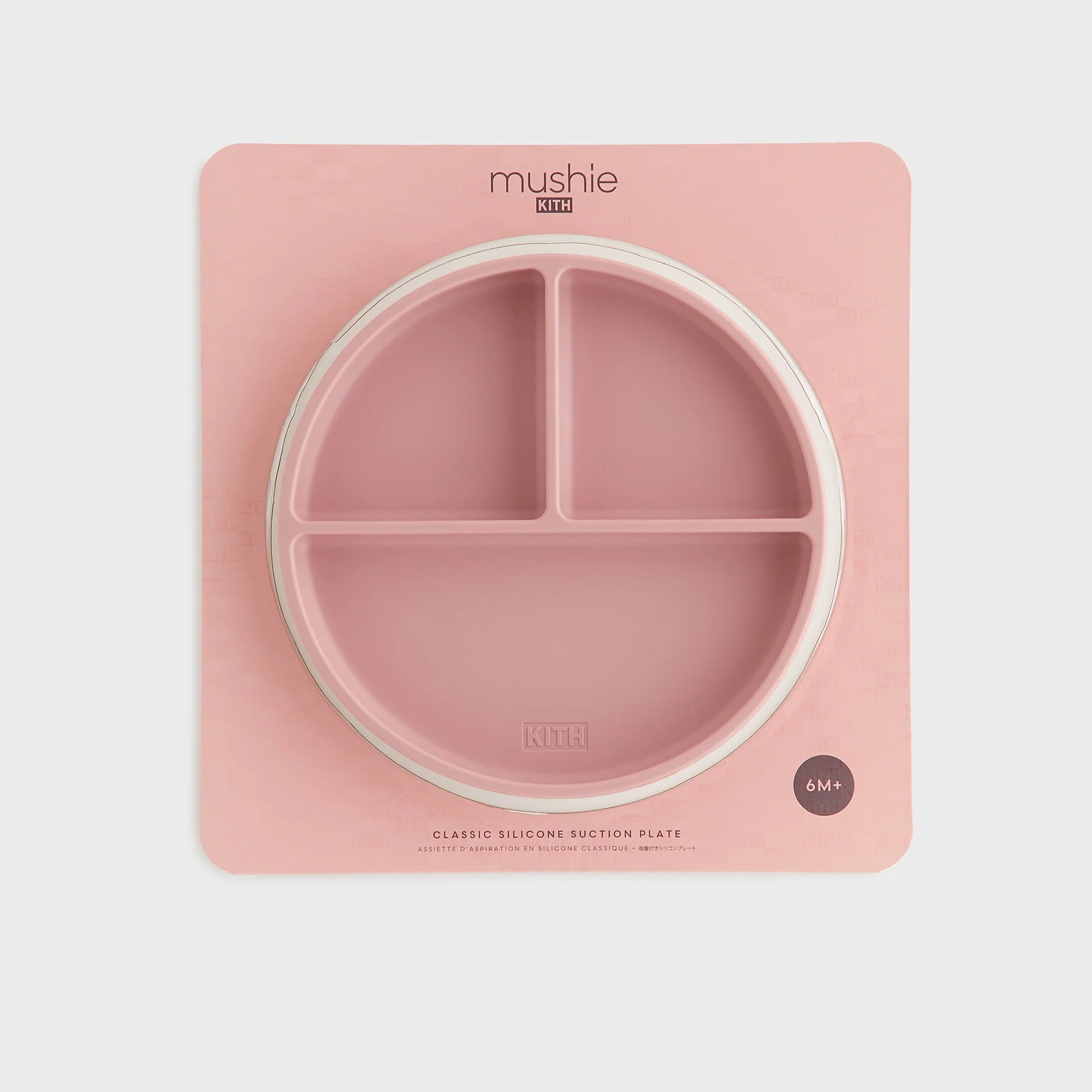 Kith Kids for Mushie Silicone Suction Plate - Dusty Quartz - Image 4