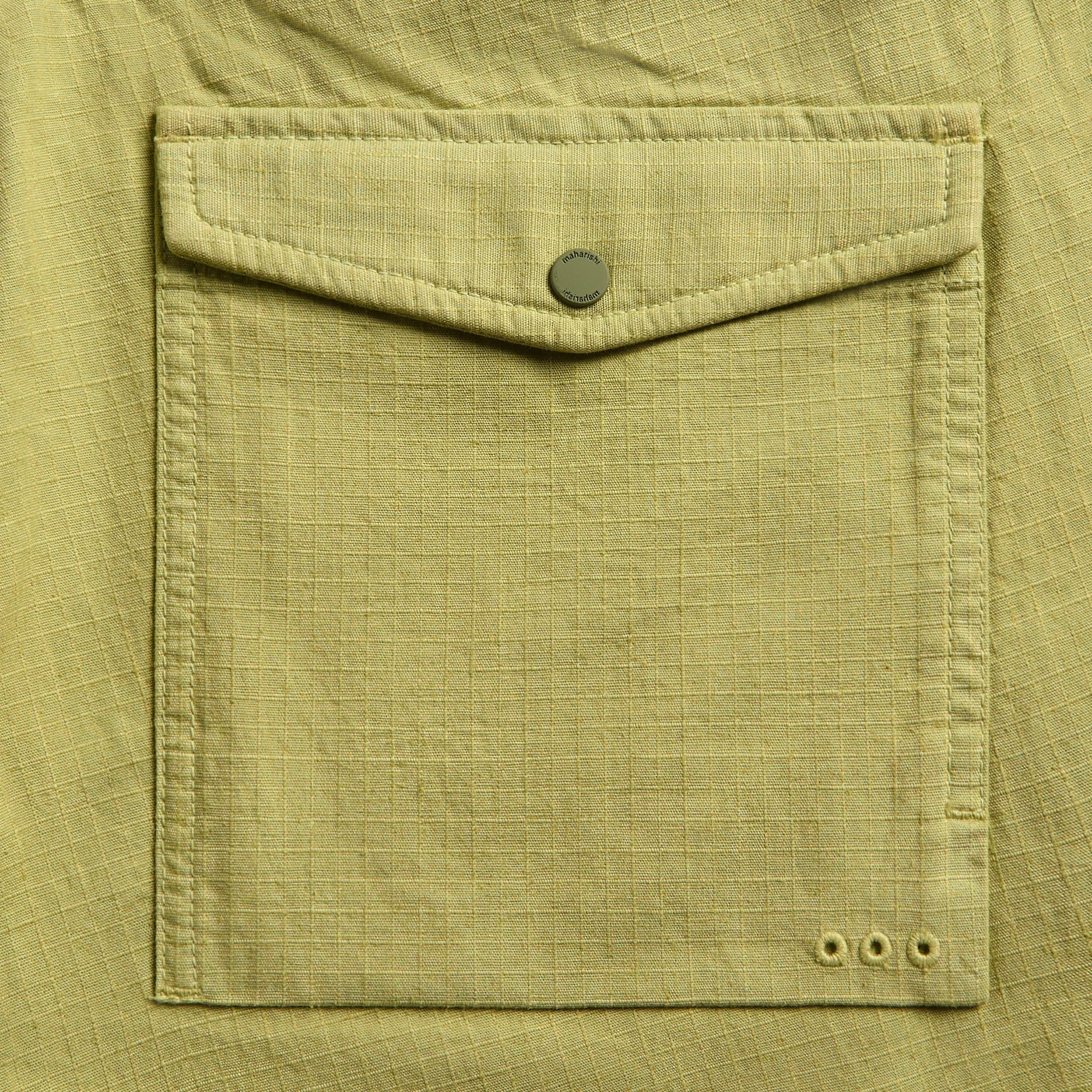 Maharishi 7218 Hemp Ripstop Loose Fit Snopant - Moss Green - Image 3