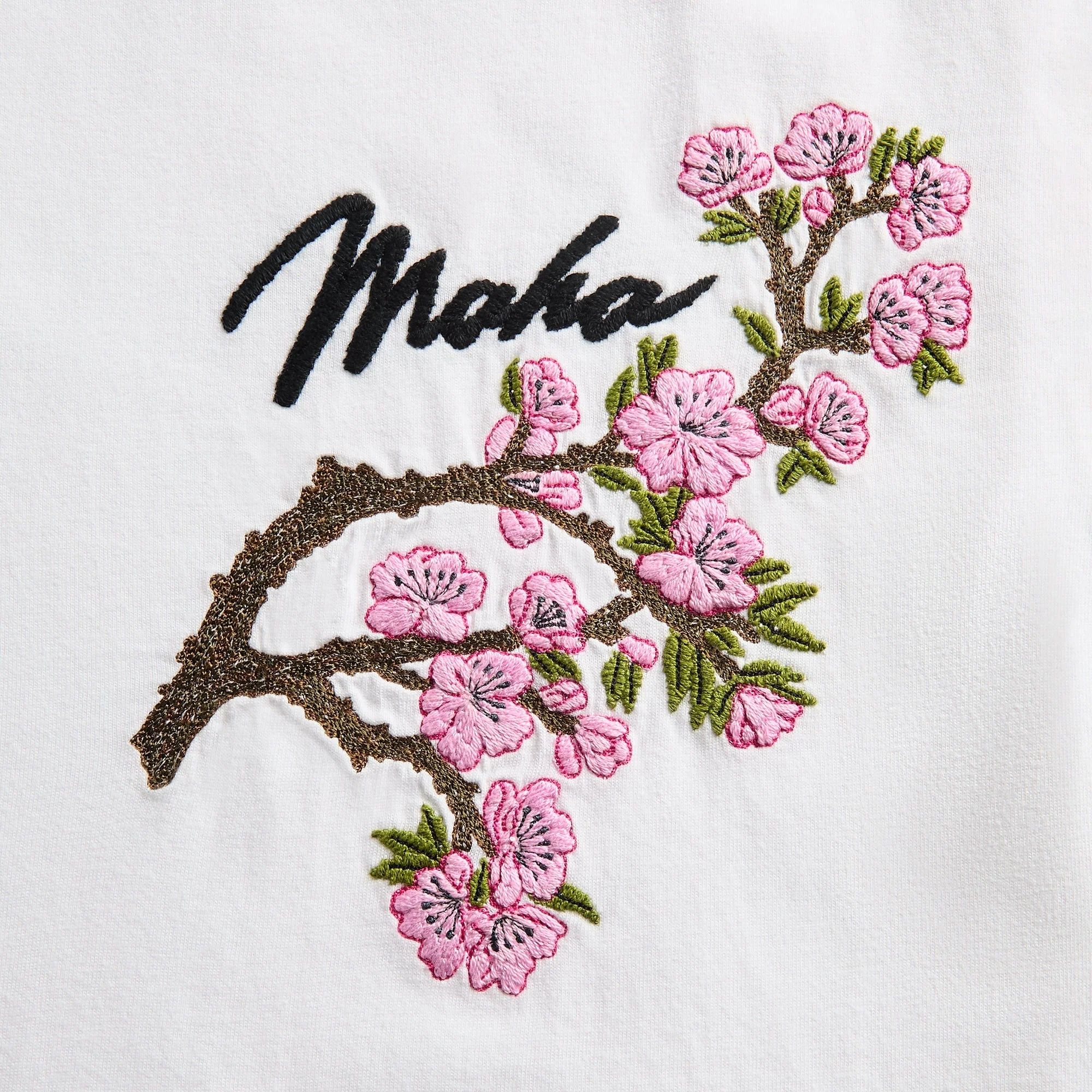 Maharishi 7352 Sakura Serenity Short Sleeve Tee - White - Image 3