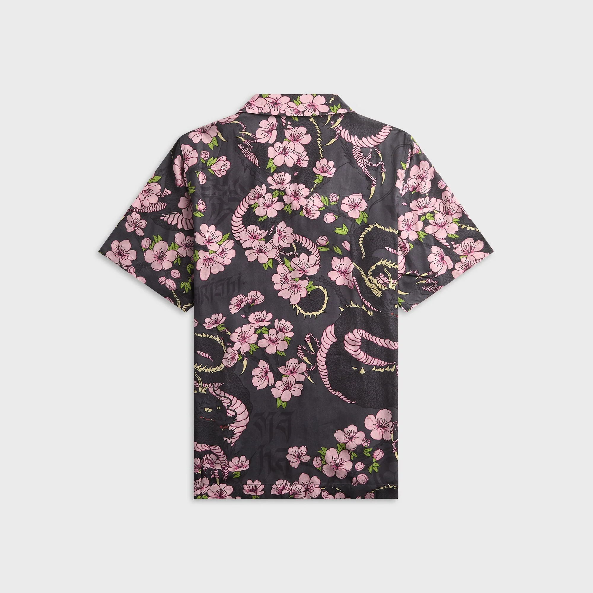 Maharishi 7359 Sakura Camp Collar Shirt - Navy - Image 2