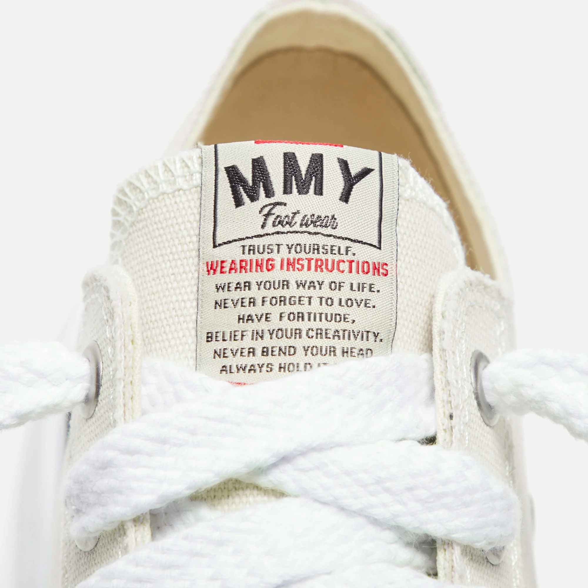 Mihara Yasuhiro Peterson OG Sole Canvas Low Top - White - Image 7