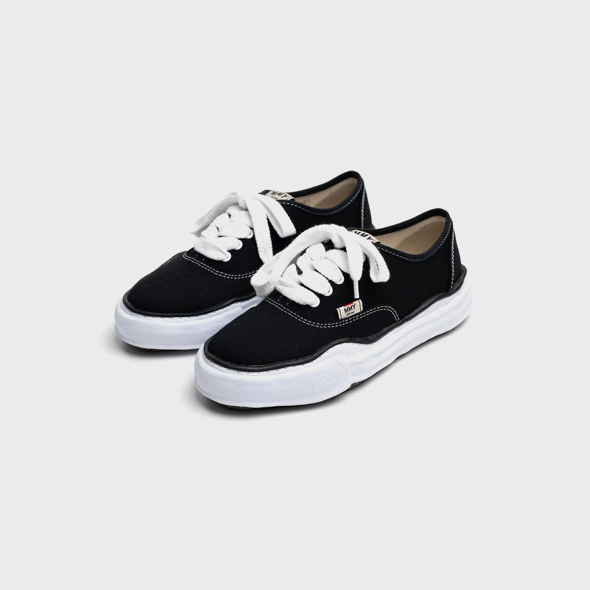 Mihara Yasuhiro Baker Canvas Low Top Sneaker - Black - Image 2