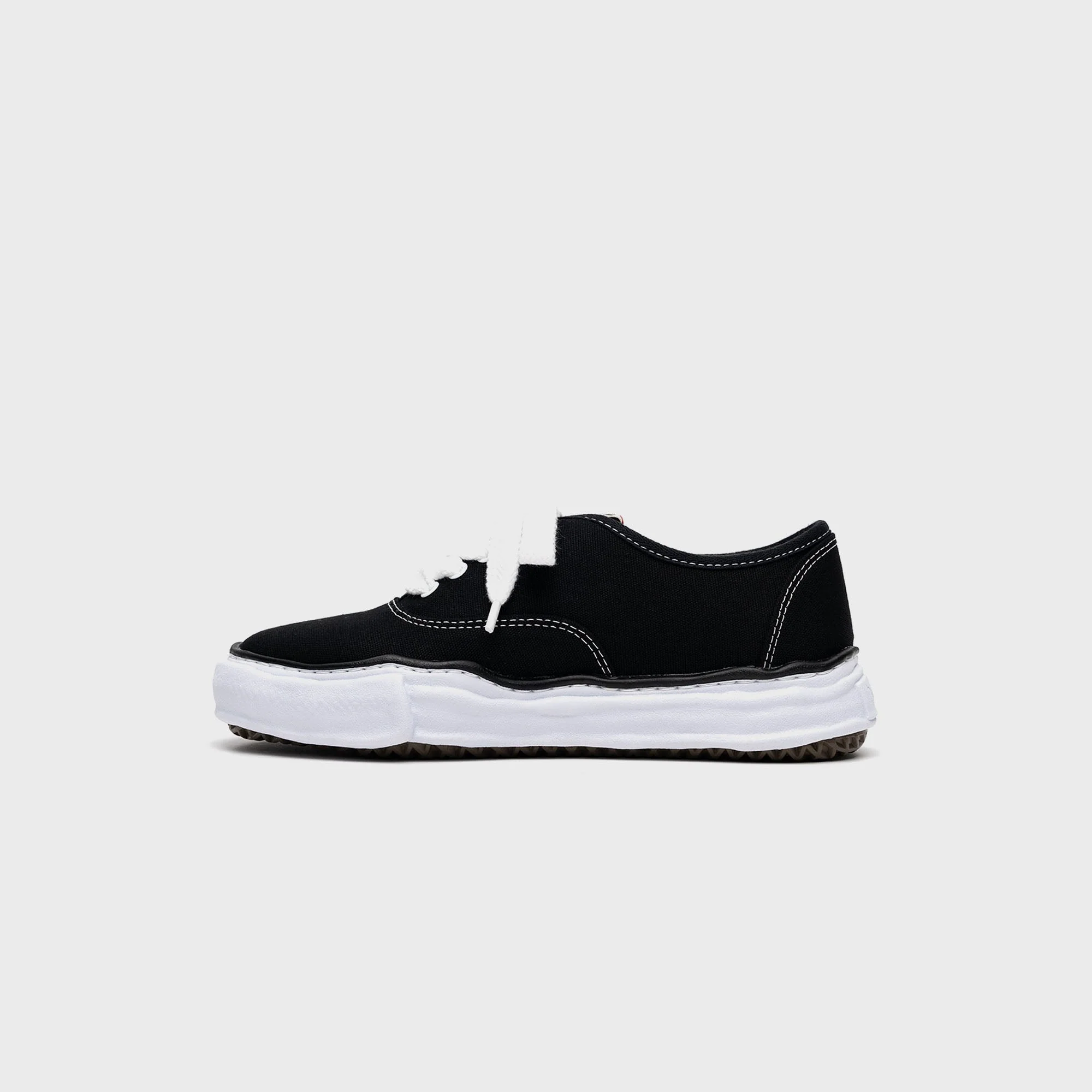 Mihara Yasuhiro Baker Canvas Low Top Sneaker - Black - Image 3