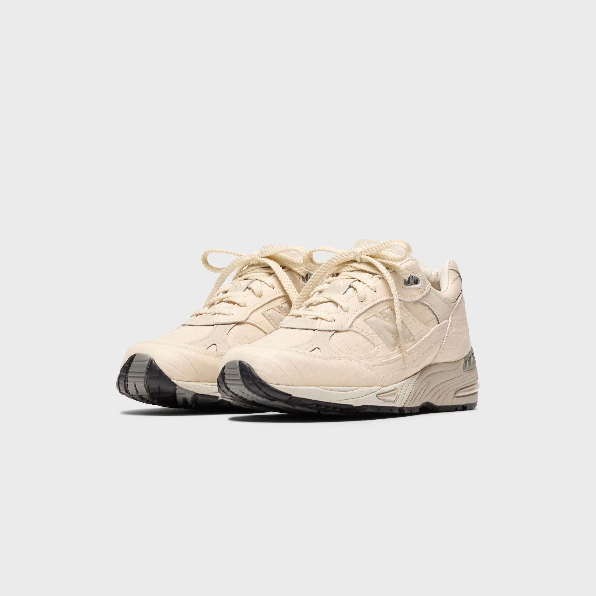 New Balance Made in UK 991v1 - Oyster Gray / Pistachio Shell / French Oak - Image 2