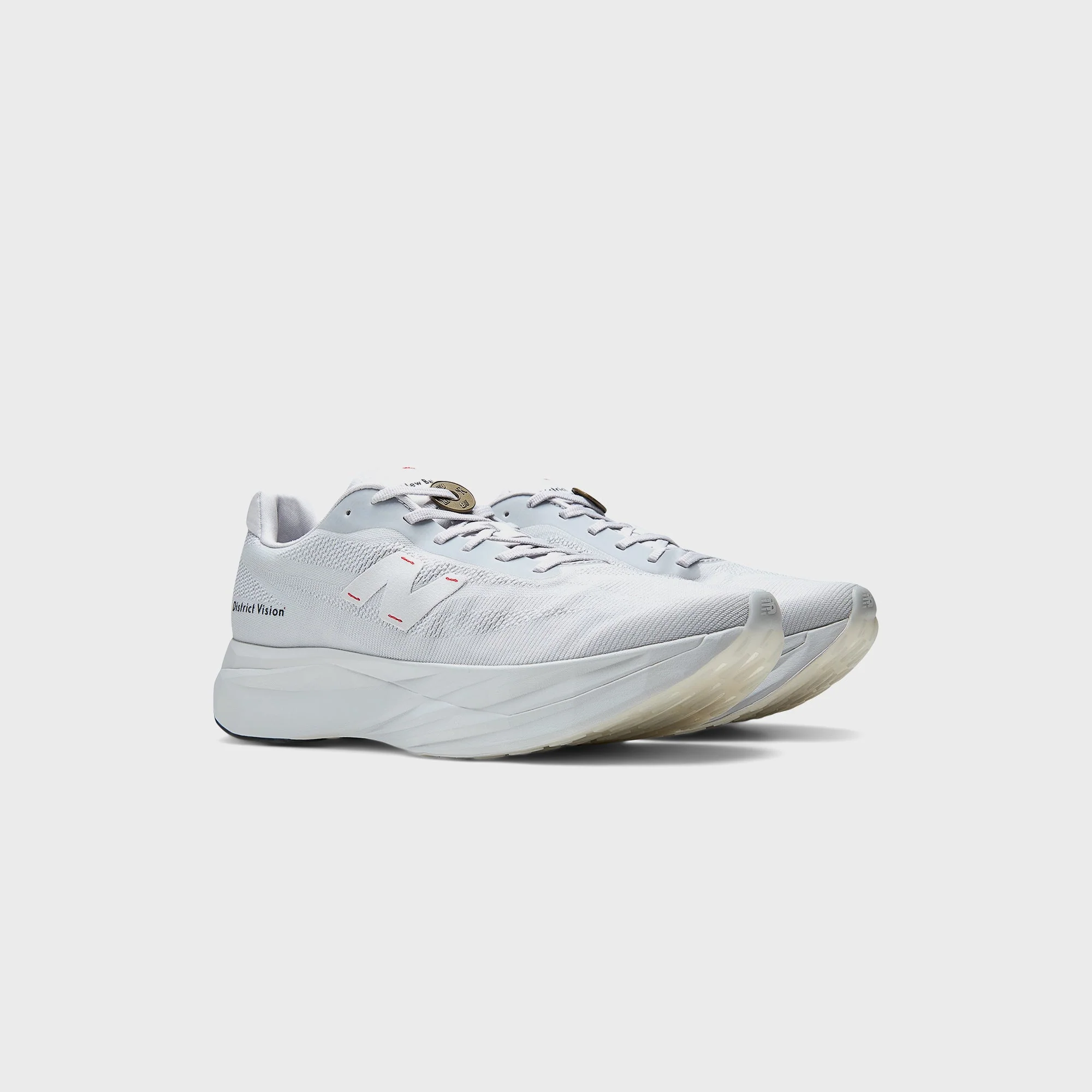 New Balance x District Vision SC Elite 5 - Pearl Grey / Black - Image 2