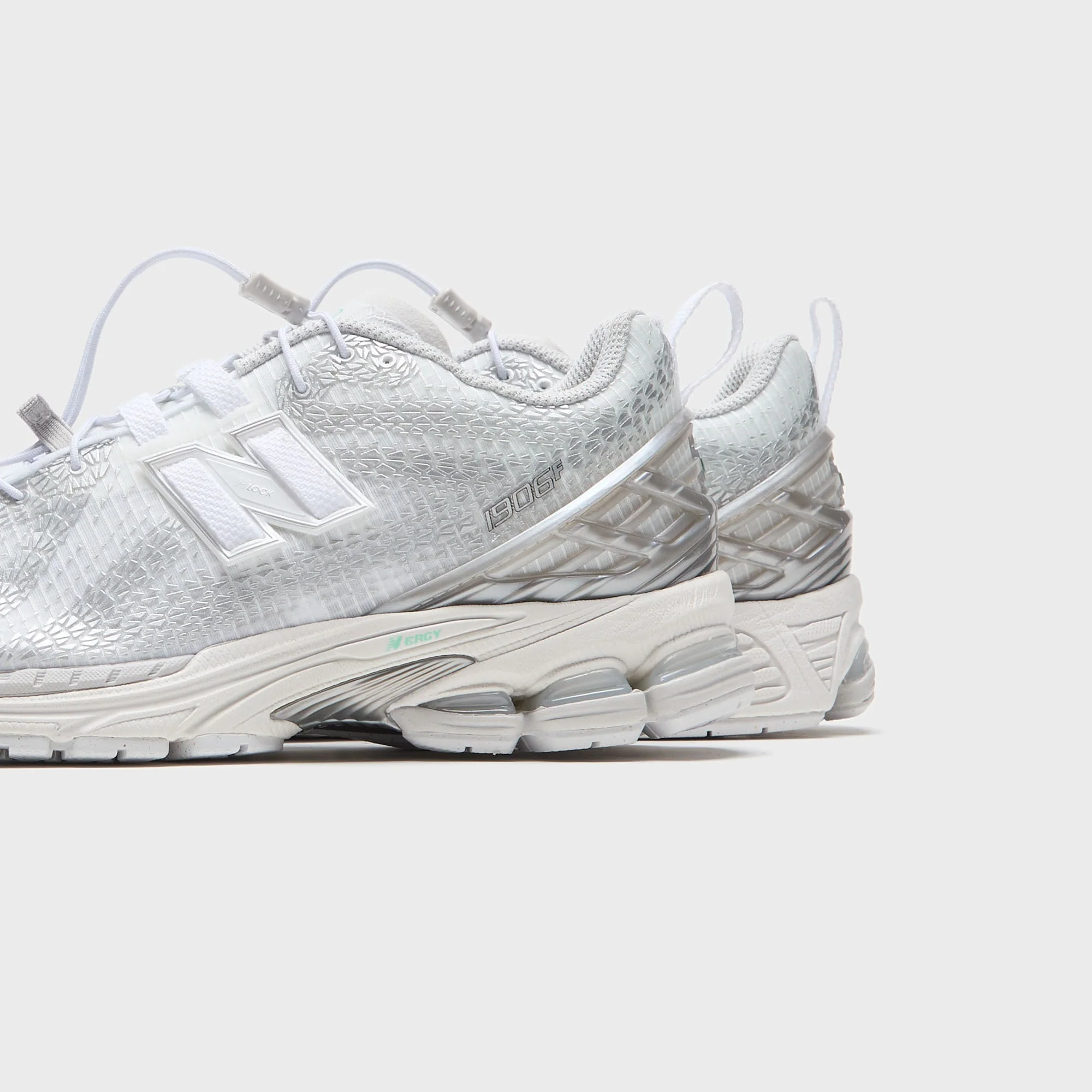 New Balance U1906F - White / Silver Metallic / Deep End - Image 4