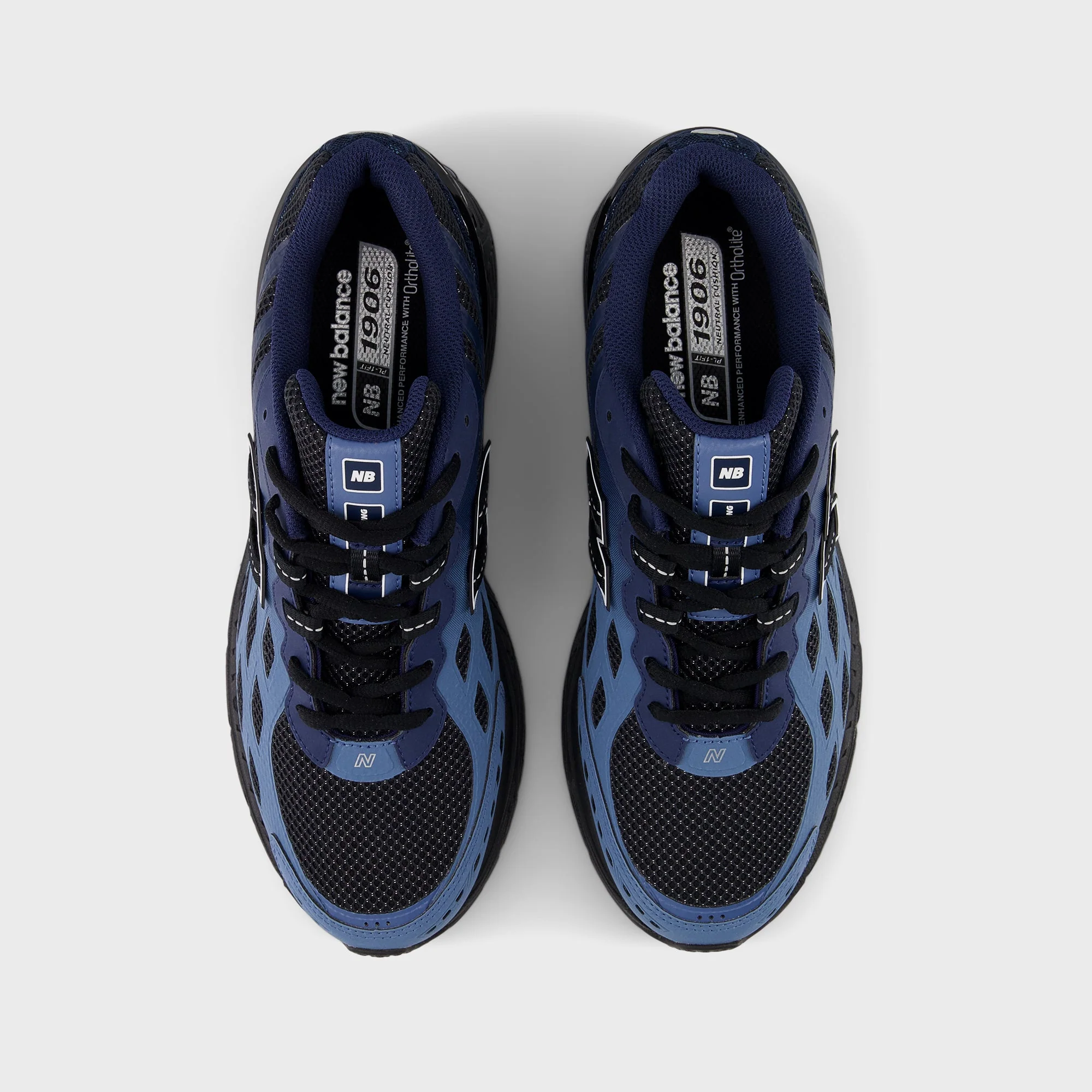 New Balance 190W - Black / Dark Shoreline Blue - Image 4