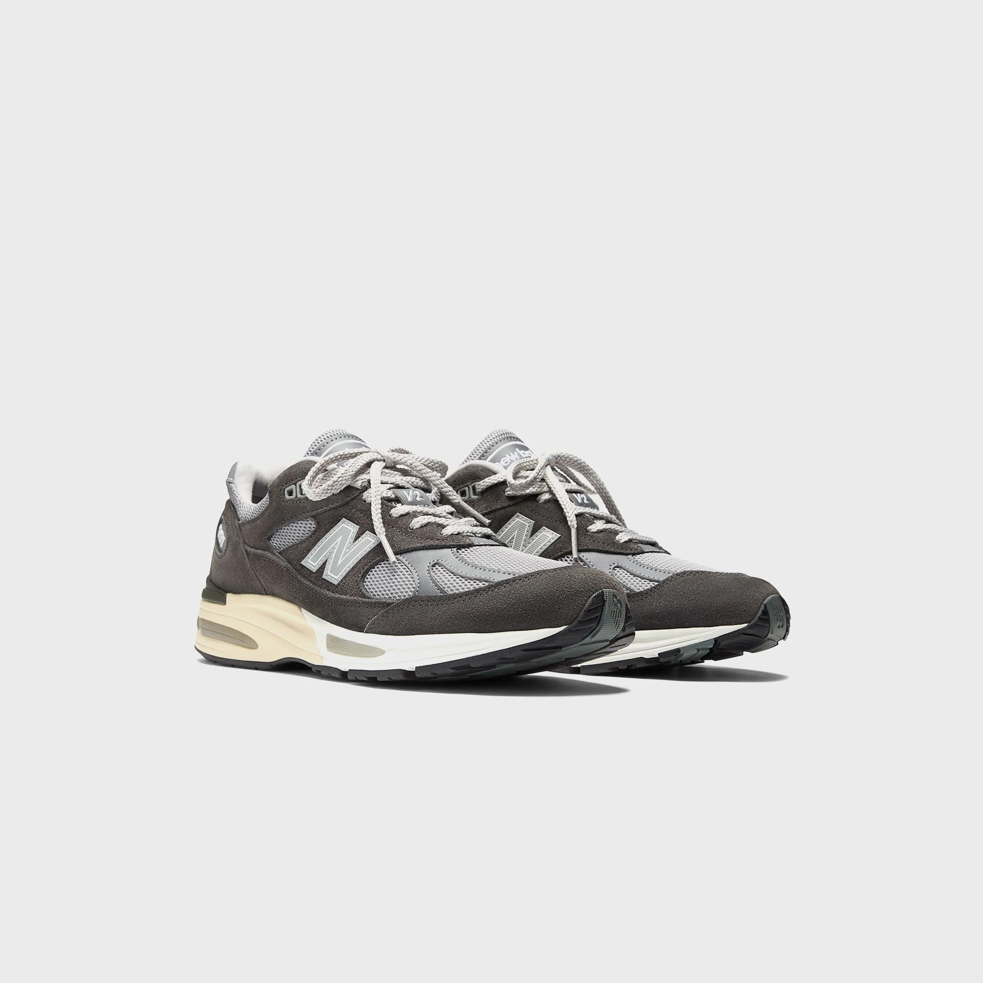 New Balance Made in UK 991v2 - Licorice / Lavender Gray / Douglas Fir - Image 3