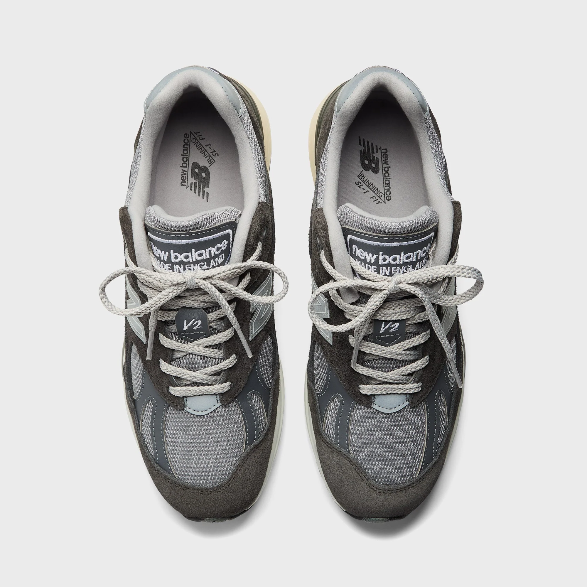 New Balance Made in UK 991v2 - Licorice / Lavender Gray / Douglas Fir - Image 4